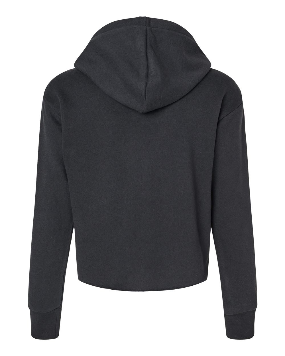 Women's Laguna Sueded Raw Edge Crop Hoodie