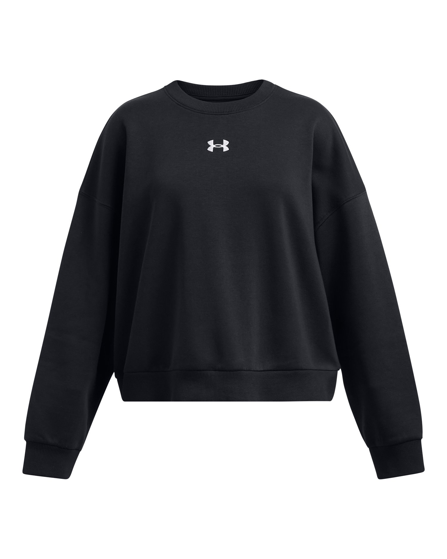 UA Rival Fleece Girls' Oversized Crew 3