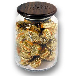 Medium Candy Jar with Wood Lid 6