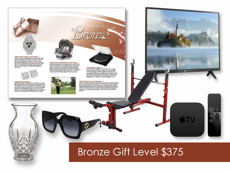 $375 Gift of Choice (Bronze Level) Gift Booklet