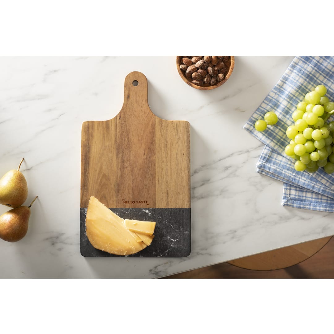 Black Marble and Wood Cutting Board 33
