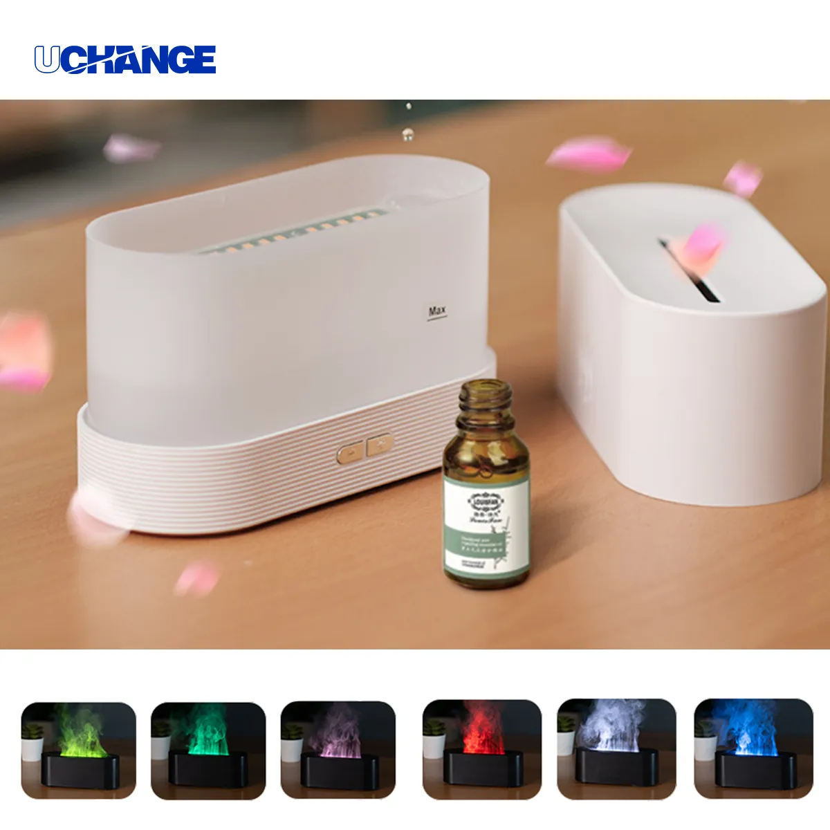 Flame Effect Aromatherapy Diffuser With Humidifier 3
