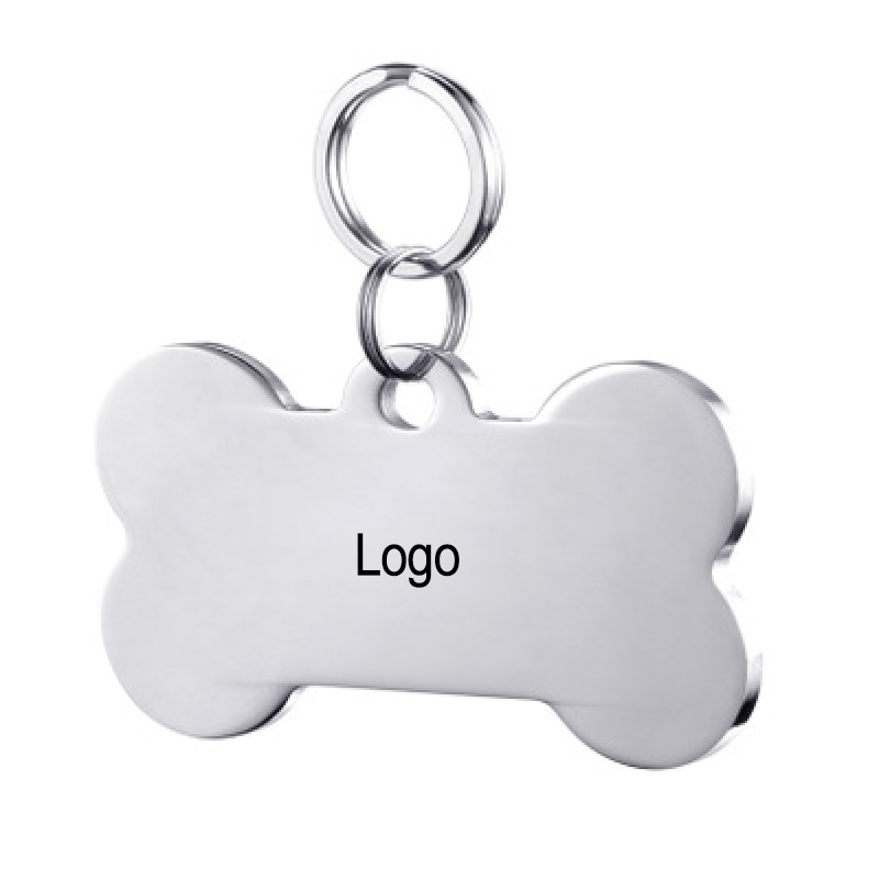 Bone Shaped Dog Collar ID Tag 2