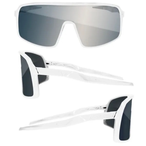 Sport Viper Mirror Sunglasses W/ 1 Color Lens Imprint 11