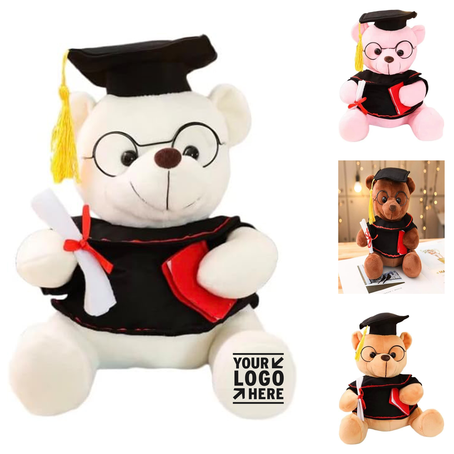 Graduation Plush Teddy Bear Toy 2