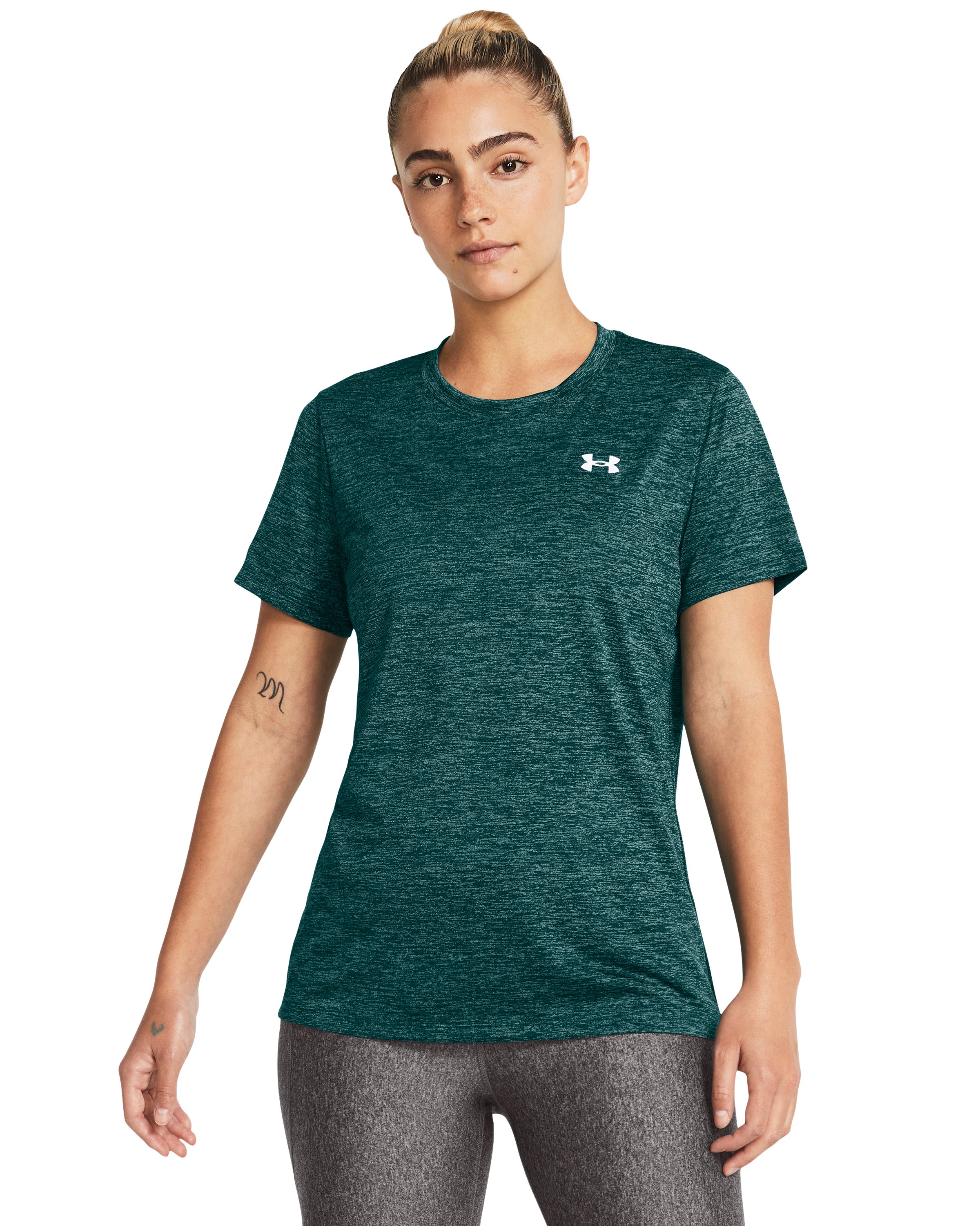 UA Tech Twist Women's Short Sleeve 1