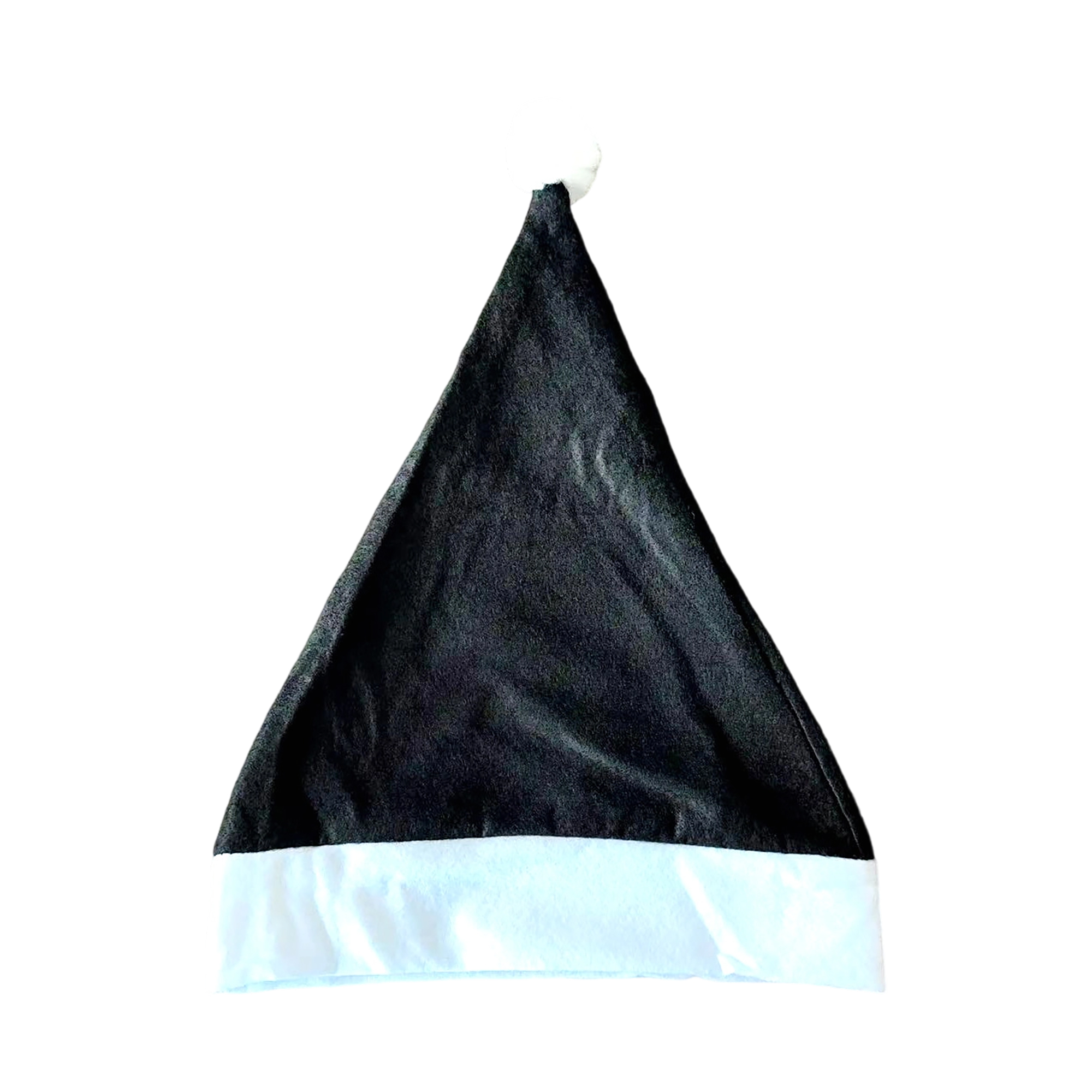 Velvet Christmas Santa Hat With Plush Liner 11.81" Width 15.75" Height 2