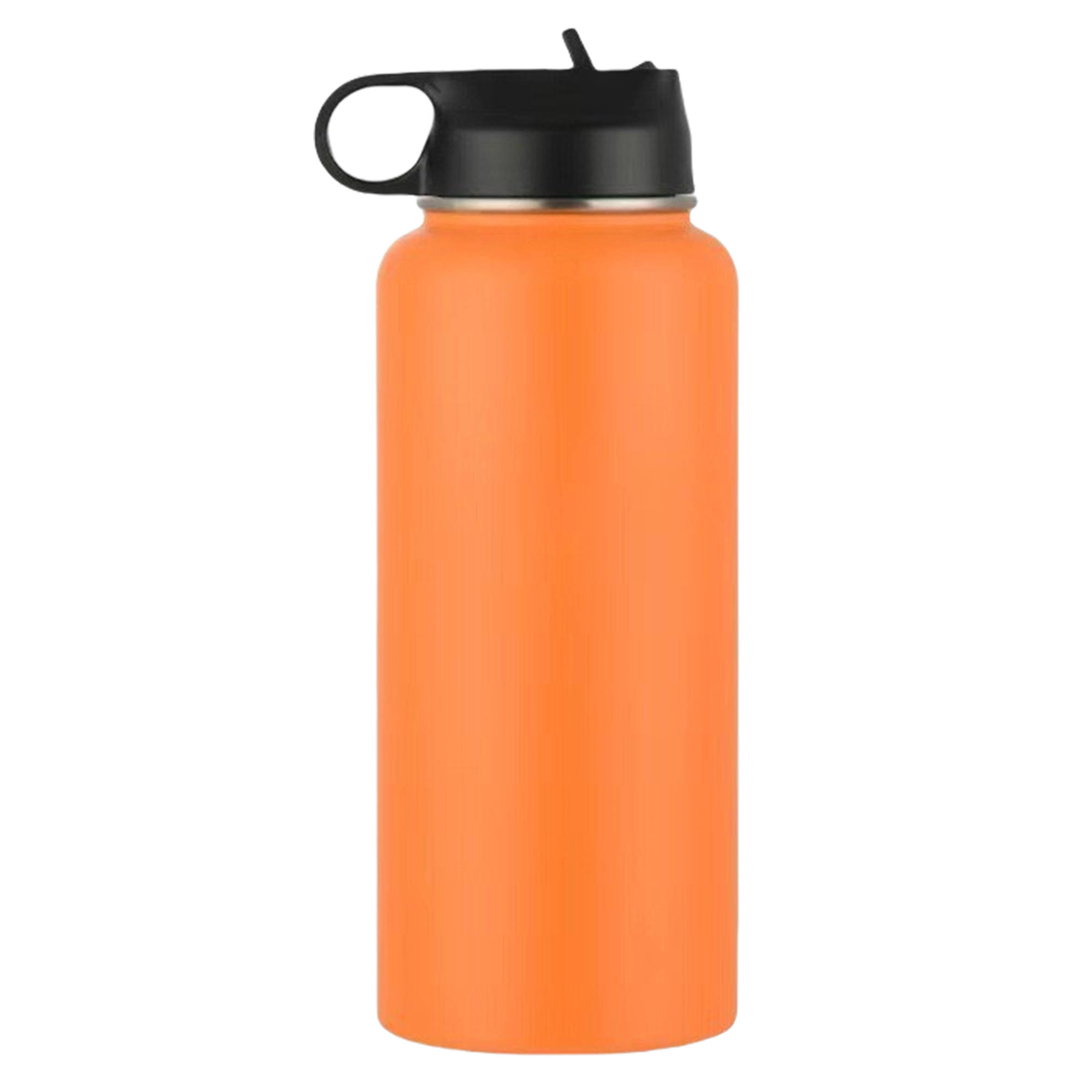 32oz Stainless Steel Vacuum Insulated Water Bottle with Straw Lid, custom water bottle with logo imprint 4