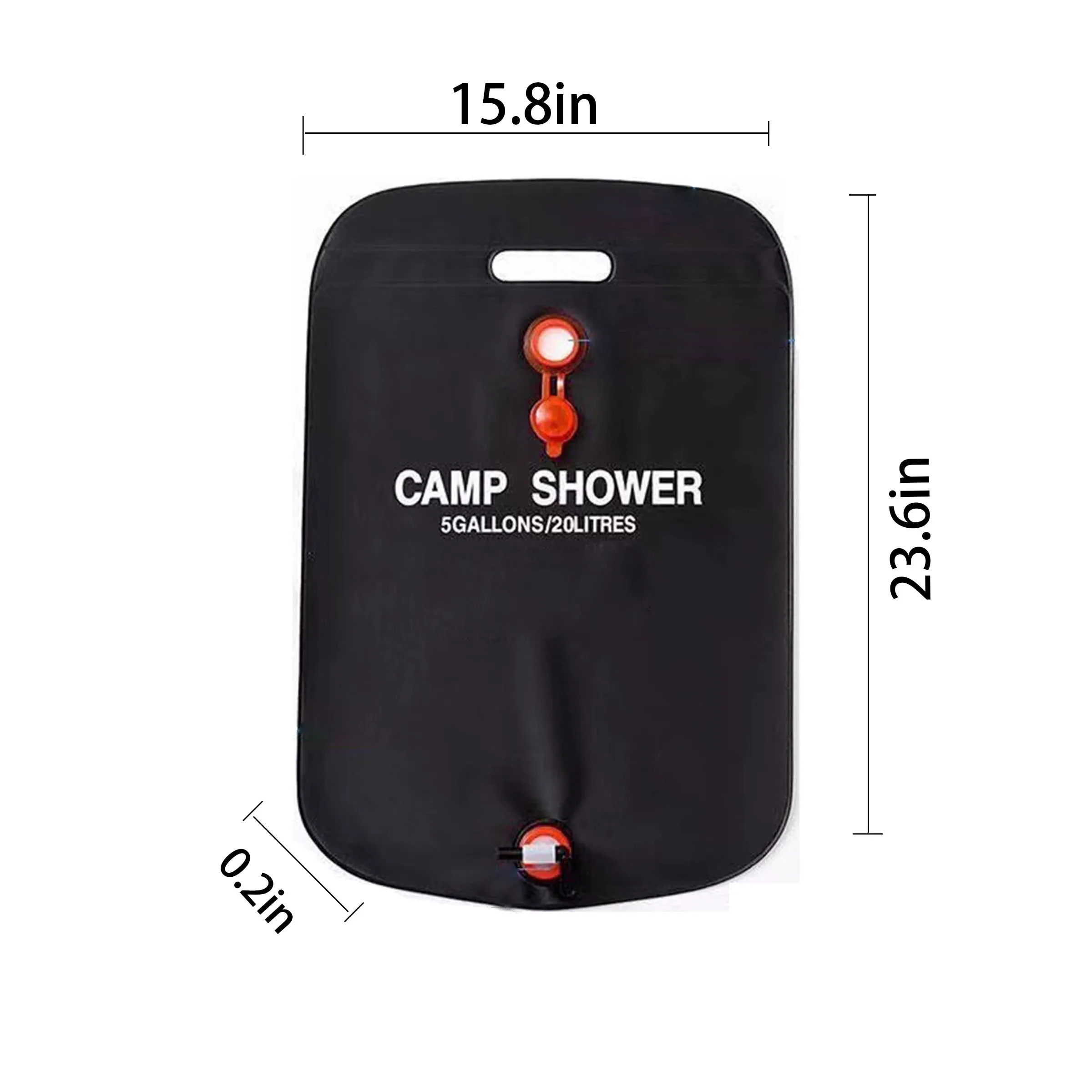 PVC Outdoor Camping Equipment Shower Bag 4