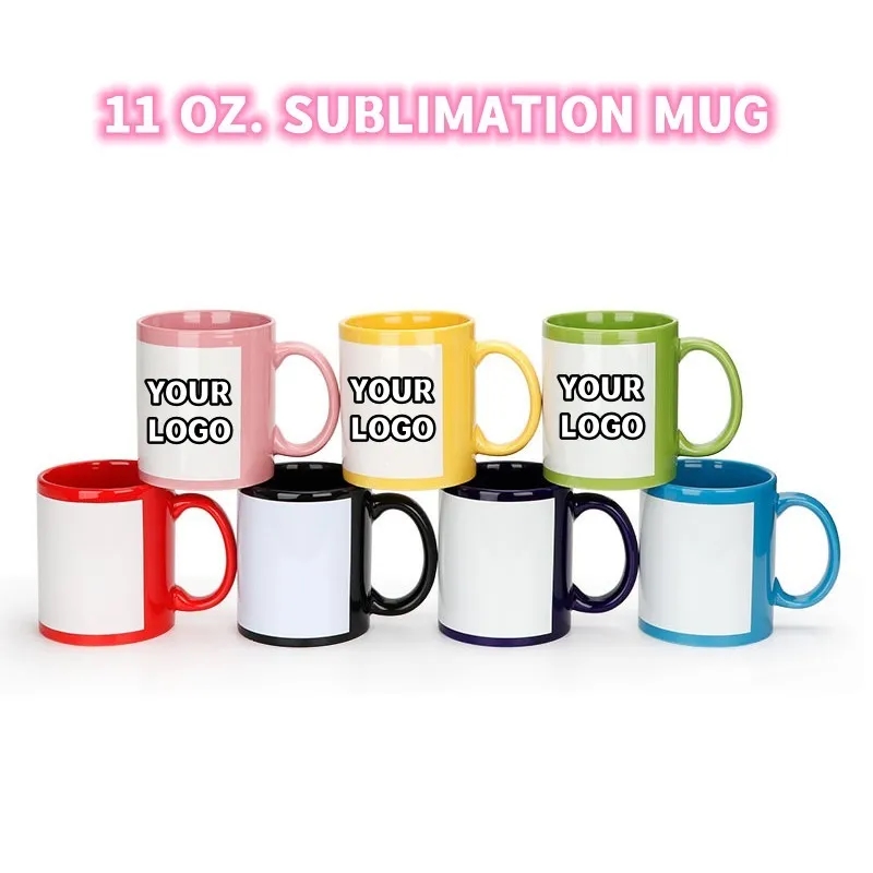 11 oz Full Color Sublimation Ceramic Coffee Mug 1
