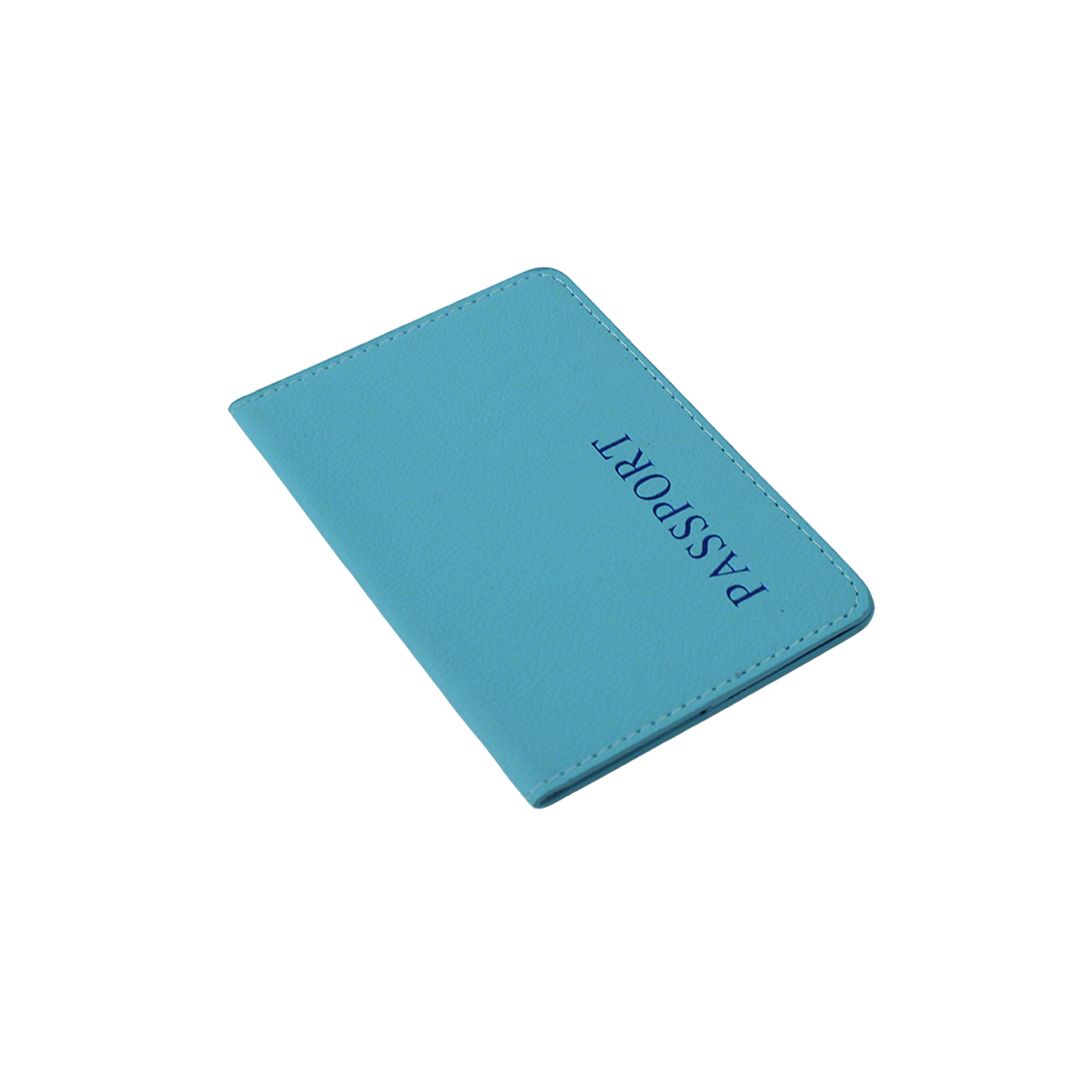 PU Leather Passport And Vaccine Card Holder Dual Pocket 9