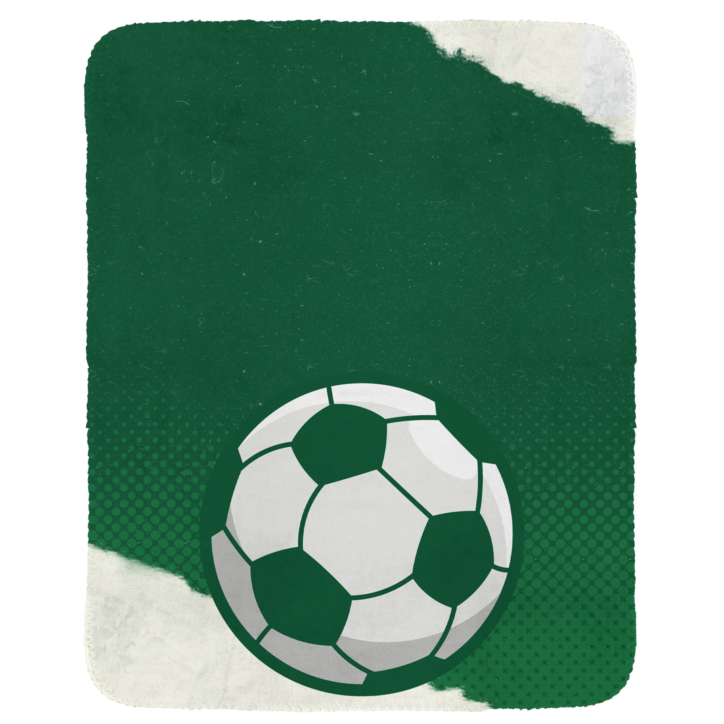 Soccer Velvety Recycled Plush Blanket