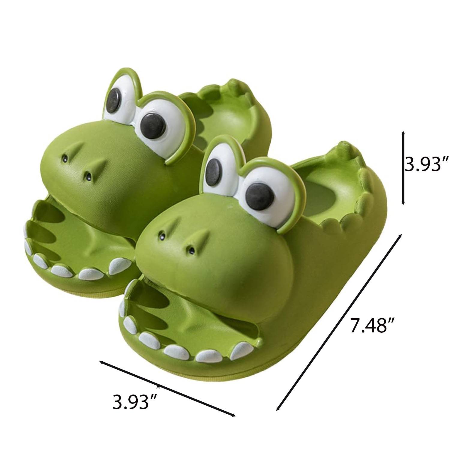 Dinosaur Slippers for Women Men Kids Anti-Slip Bathroom 8