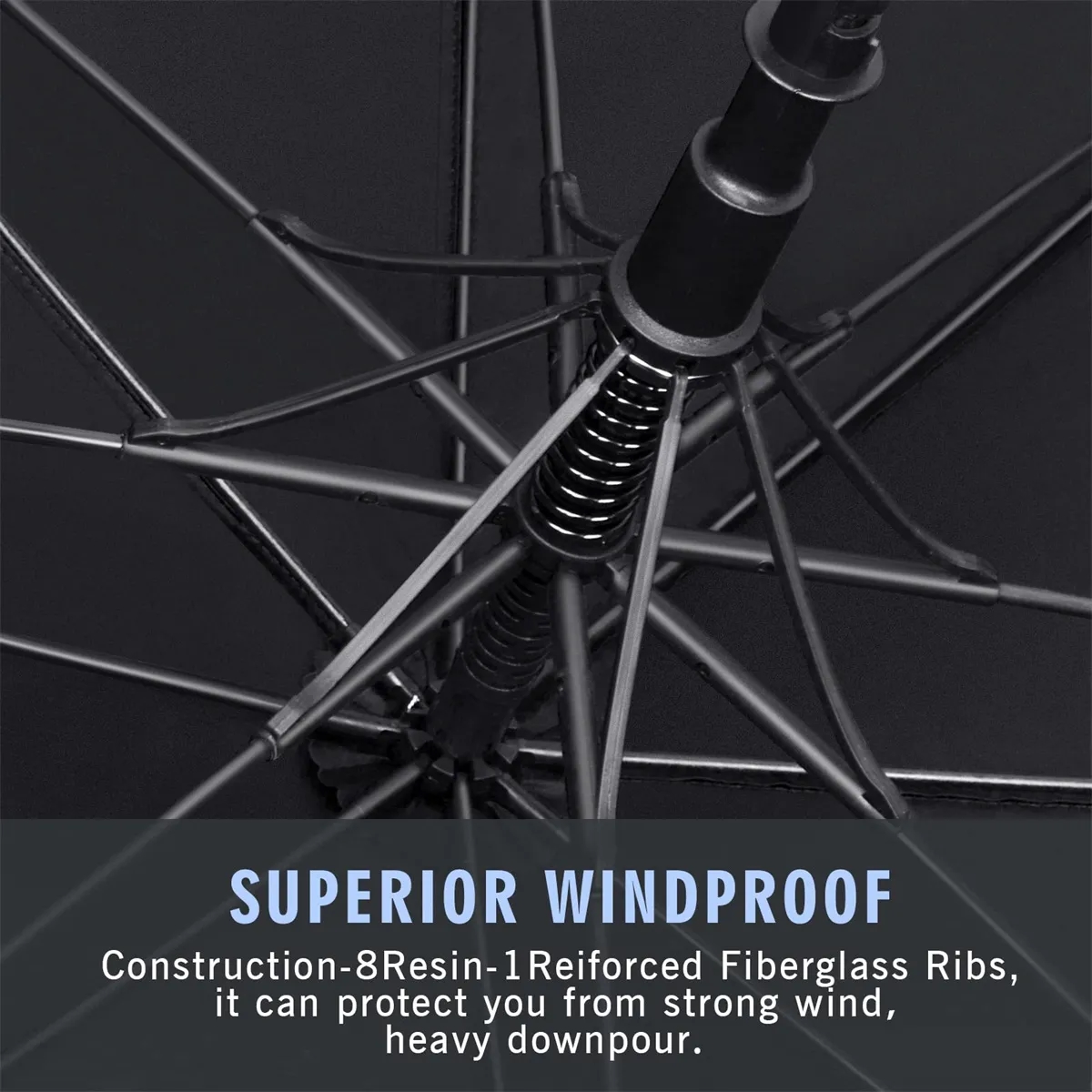 60in Large Windproof Umbrellas Automatic Open 6