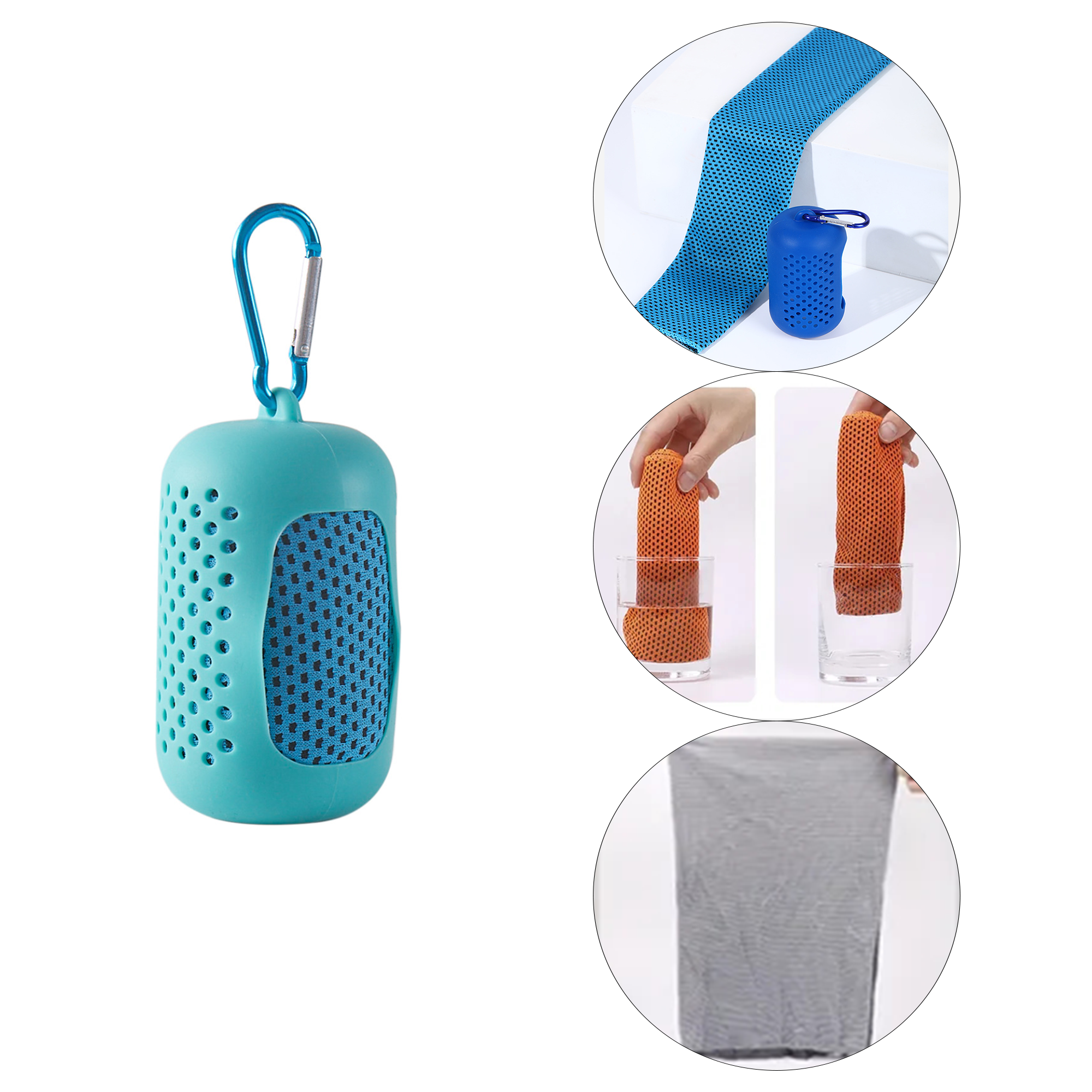 Hanging Silicone Case Quick Drying Ice Towel 11
