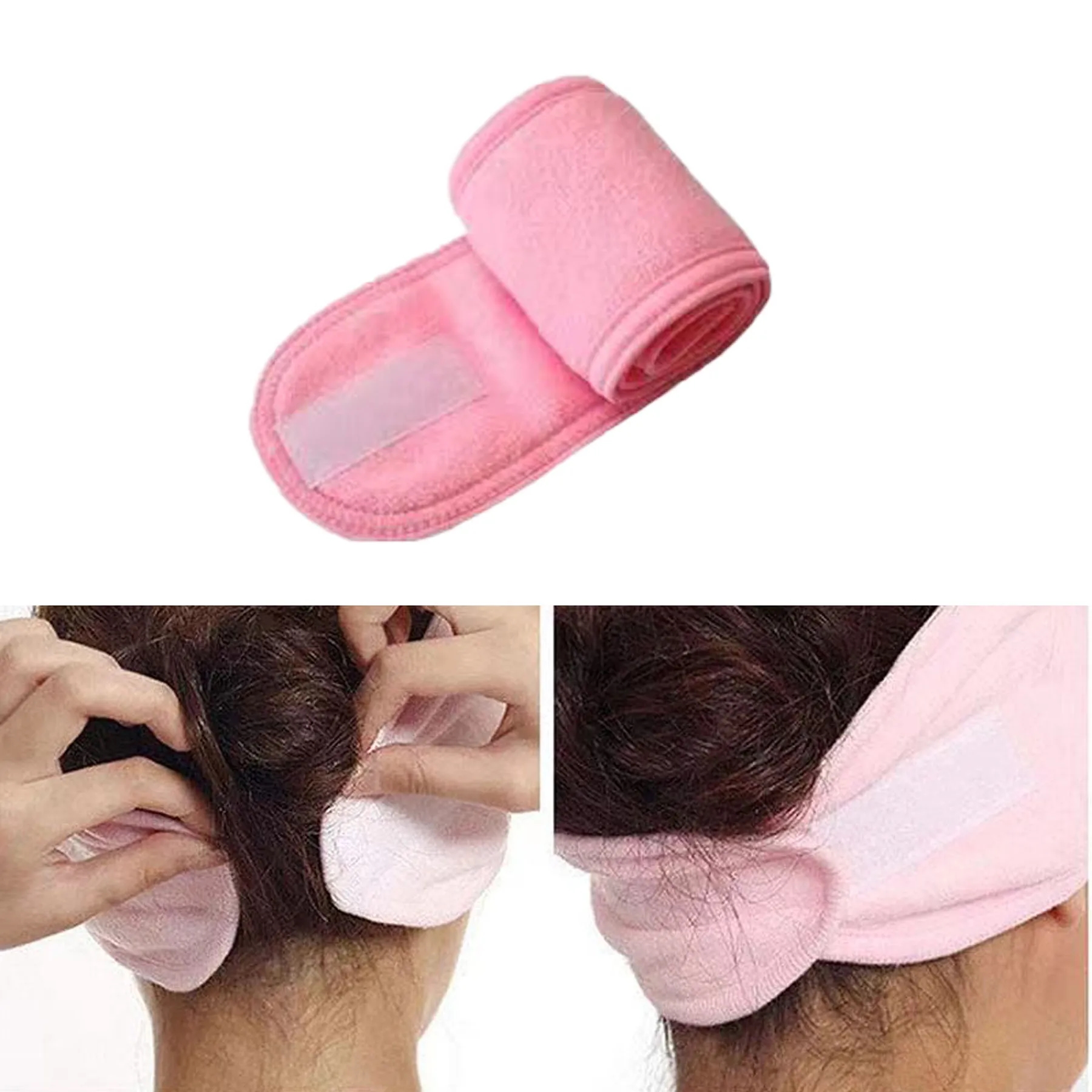 Adjustable Soft Spa Headband 4