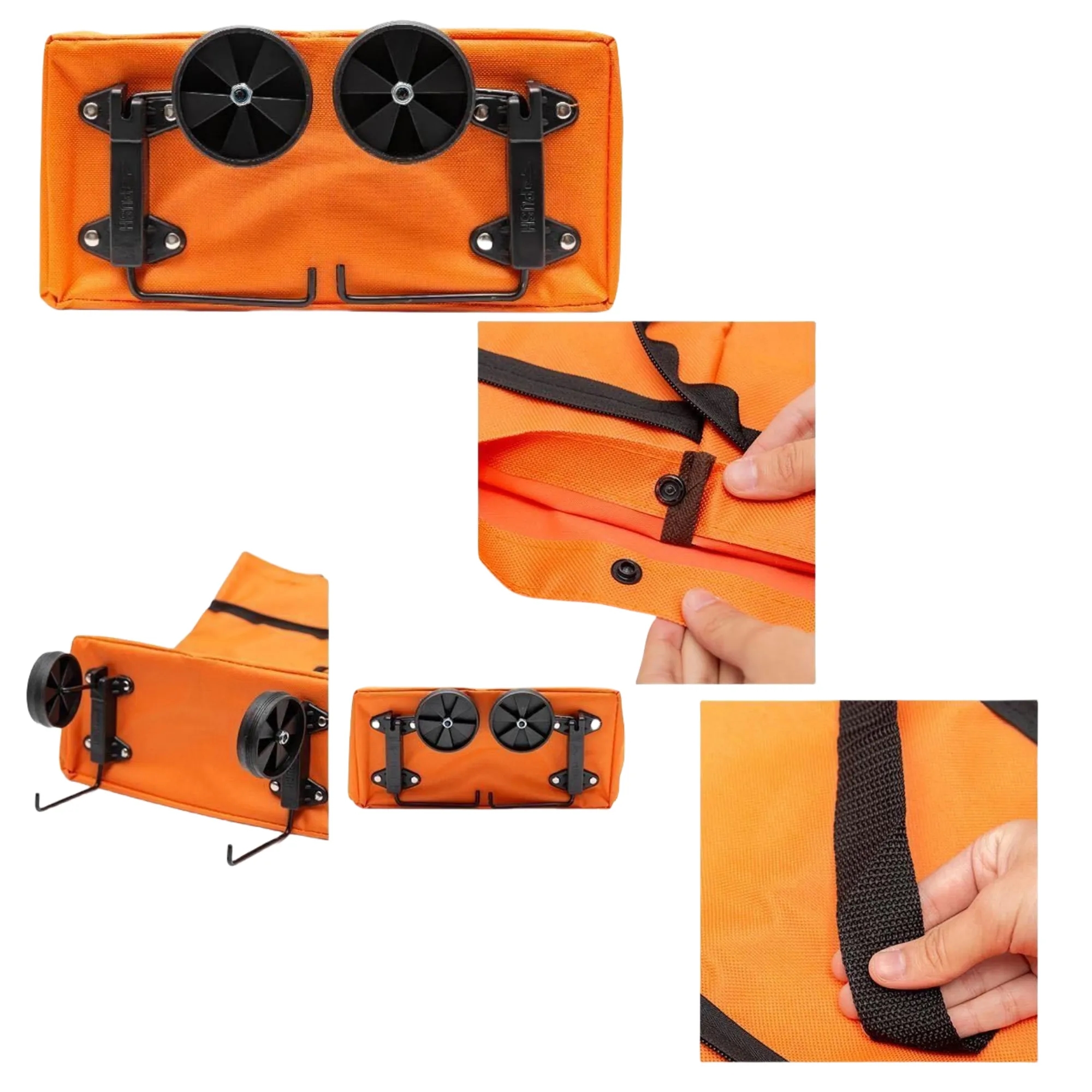Foldable Wheeled Storage Bag With Handles 4
