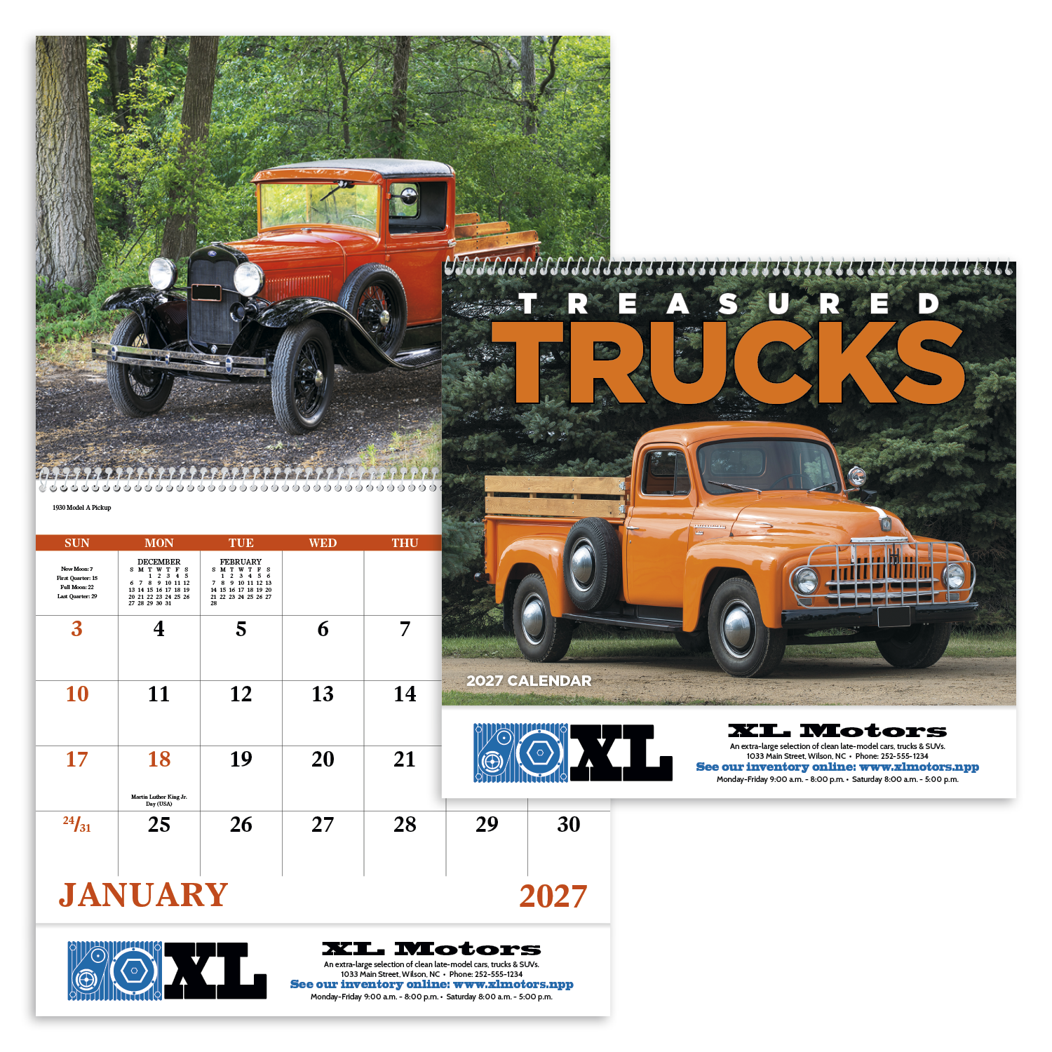Good Value™ Treasured Trucks - Spiral Calendar 64