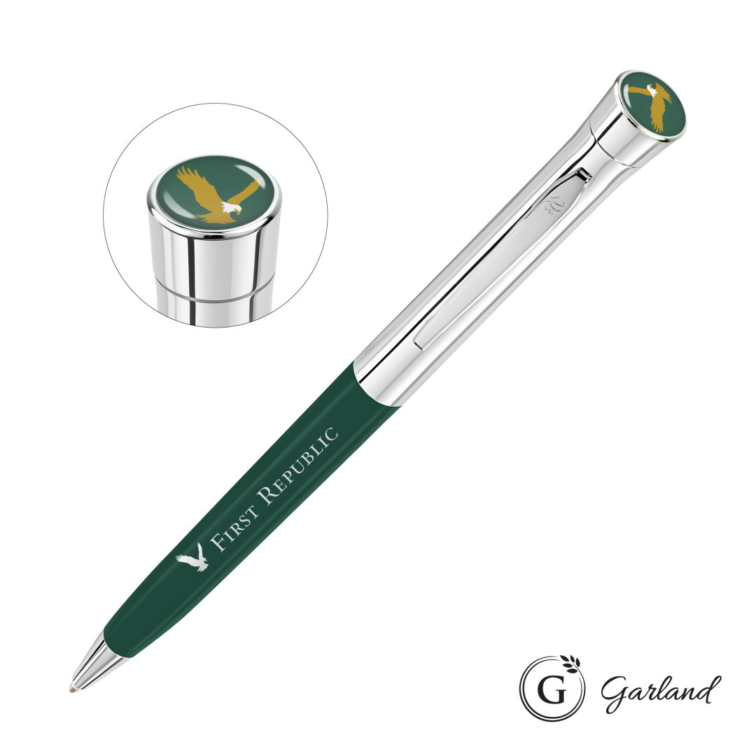 Garland® Founders Custom Ballpoint Pen - Chrome 13