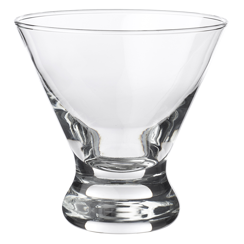 8.25 oz. Libbey Cosmopolitan Stemless Martini Glasses