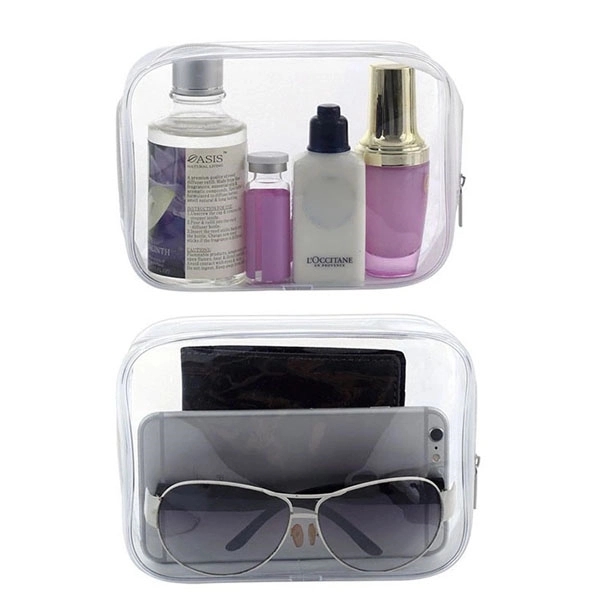 Clear PVC Zipper Cosmetic Bag 4