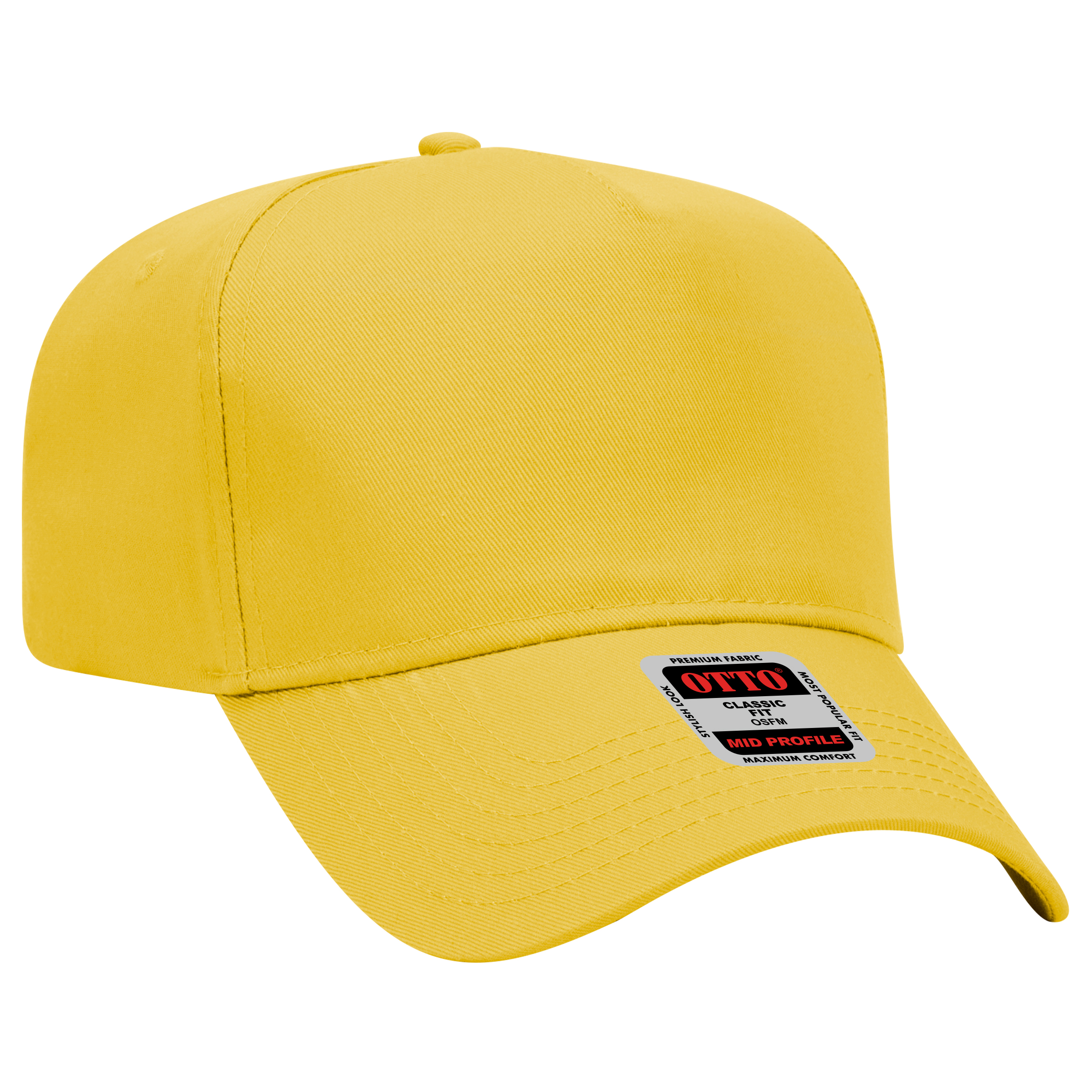 OTTO CAP® 5 Panel Mid Profile Baseball Cap 111