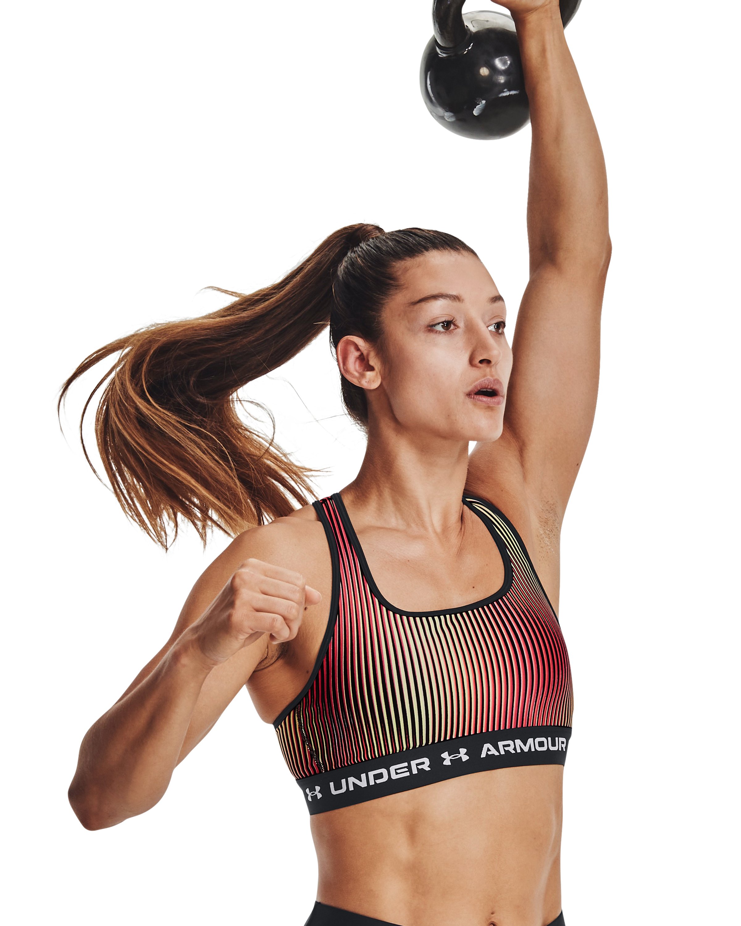 Crossback Mid Printed Women's Sports Bra 13
