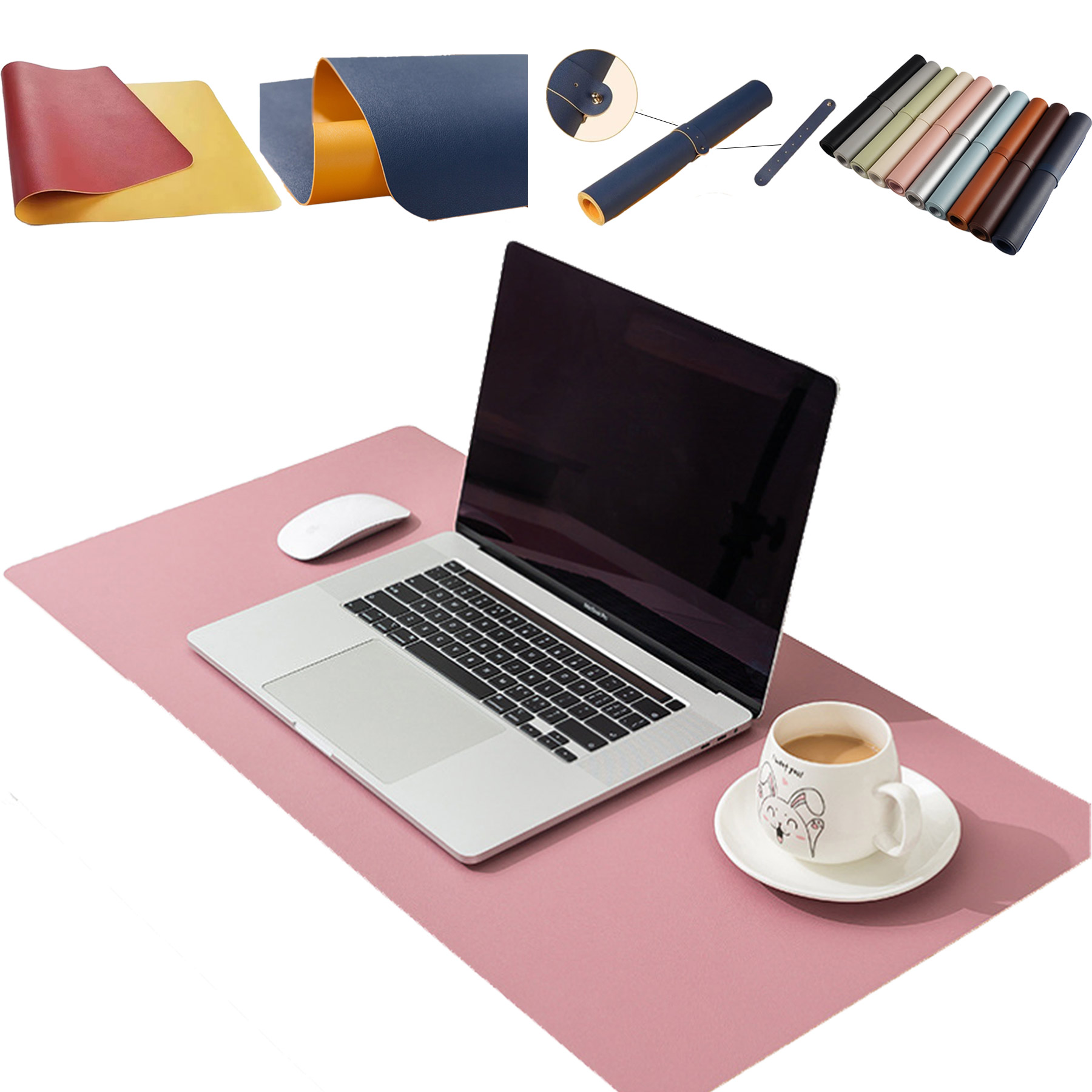 Dual-sided Leather Mouse Pad 1