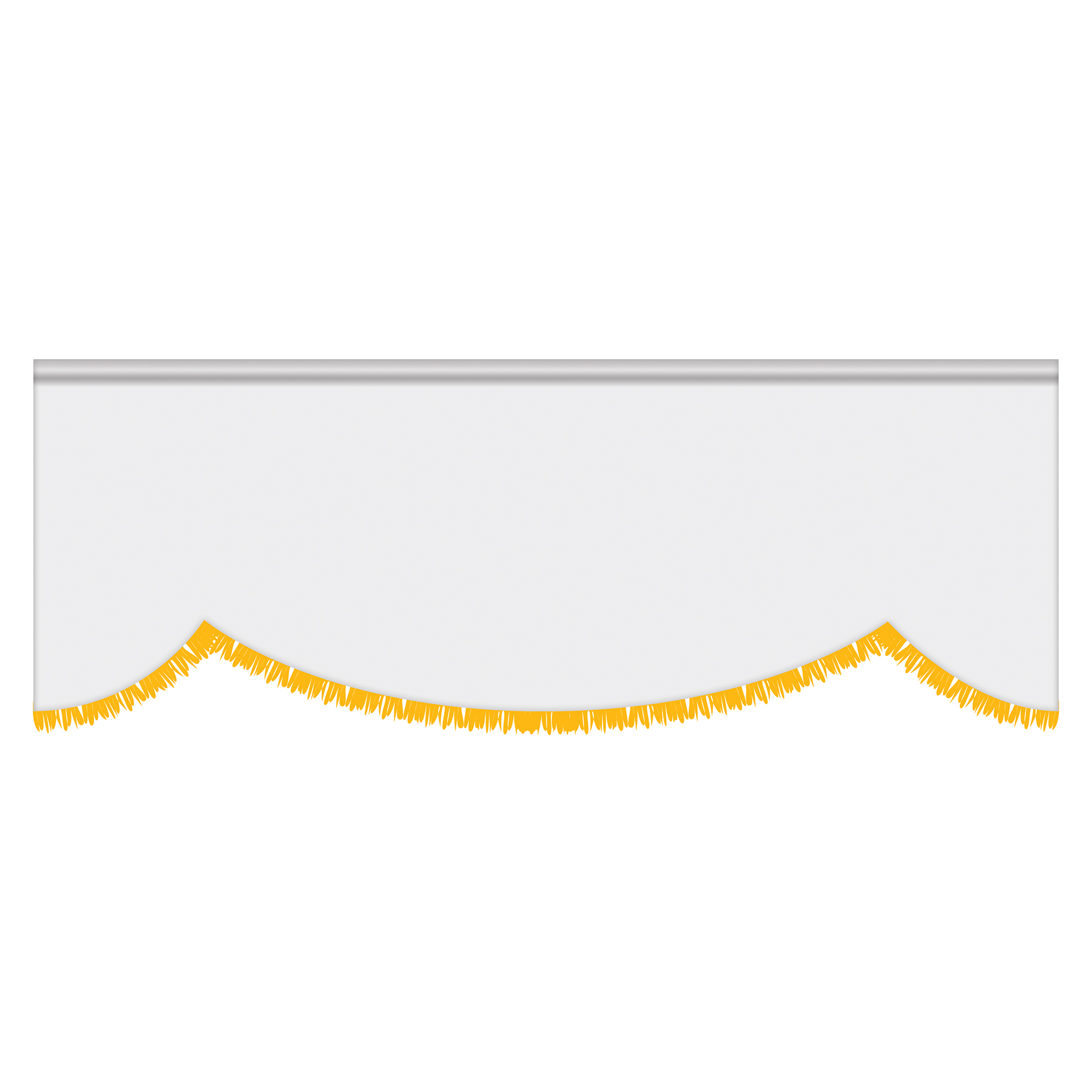2.5' x 8' Parade Lead Banner with Fringe 5