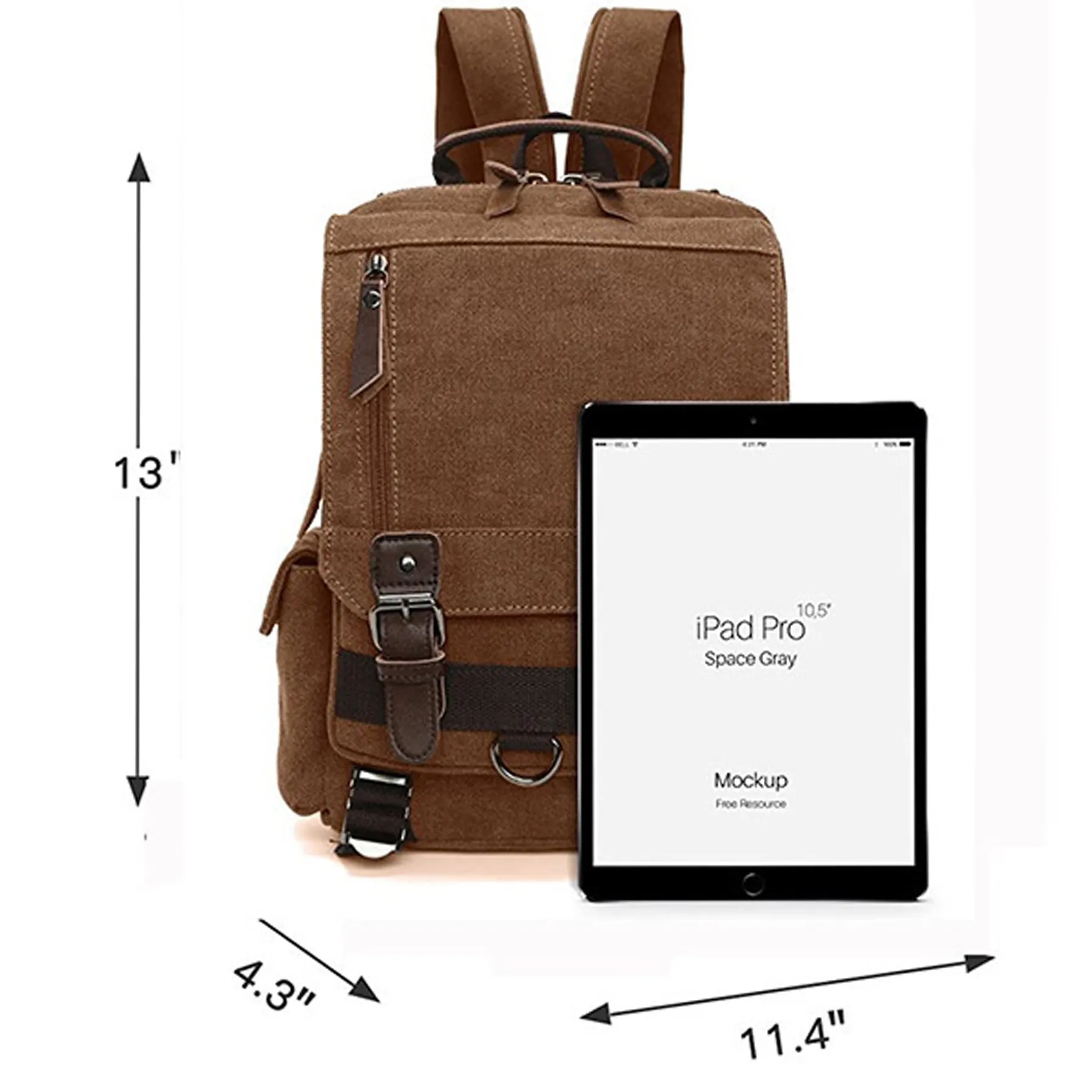 Canvas travel Cross-Body bag 2