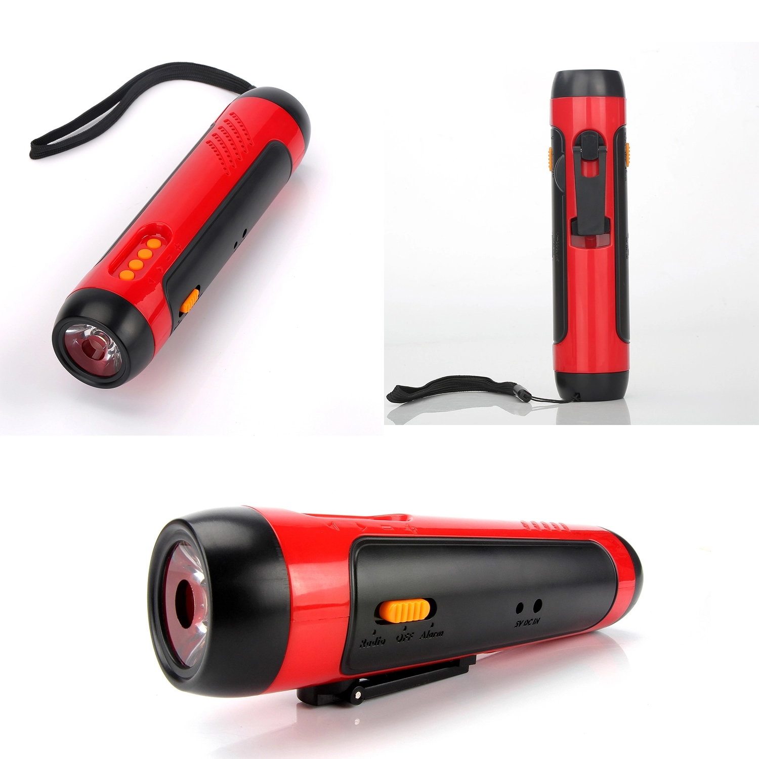 Manual Flashlight W/ Radio Power Bank 2