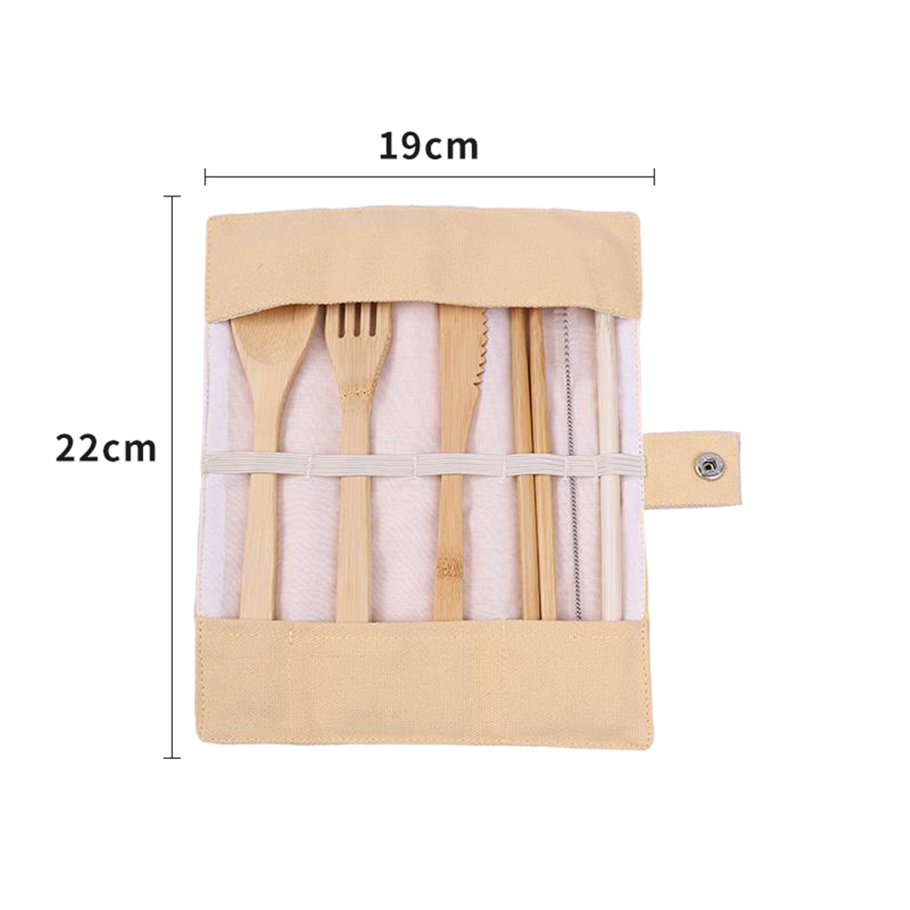Bamboo Utensil Set Dinnerware 6