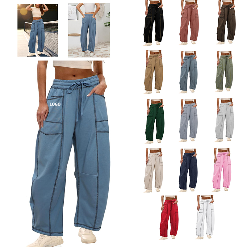 Womens Baggy Barrel Pants 6