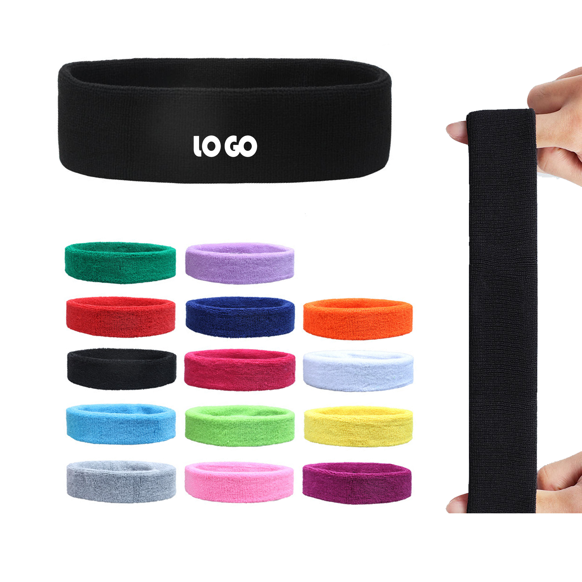 Sports Headband With Sweat-wicking And Antiperspirant Properties 2