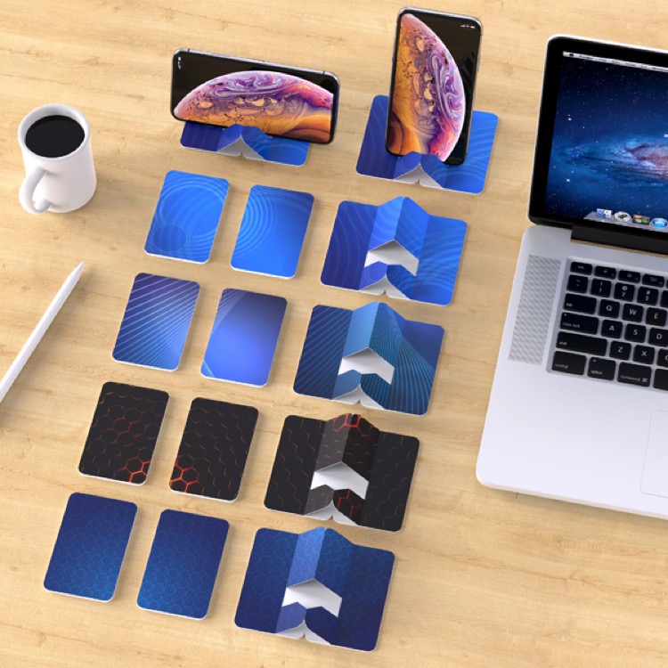 Pop-N-Fold Business Card Phone & Tablet Stand 3