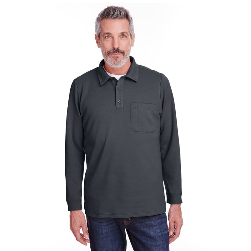 Harriton Adult StainBloc™ Pique Pullover Fleece, custom hoodie or sweatshirt with logo imprint 3