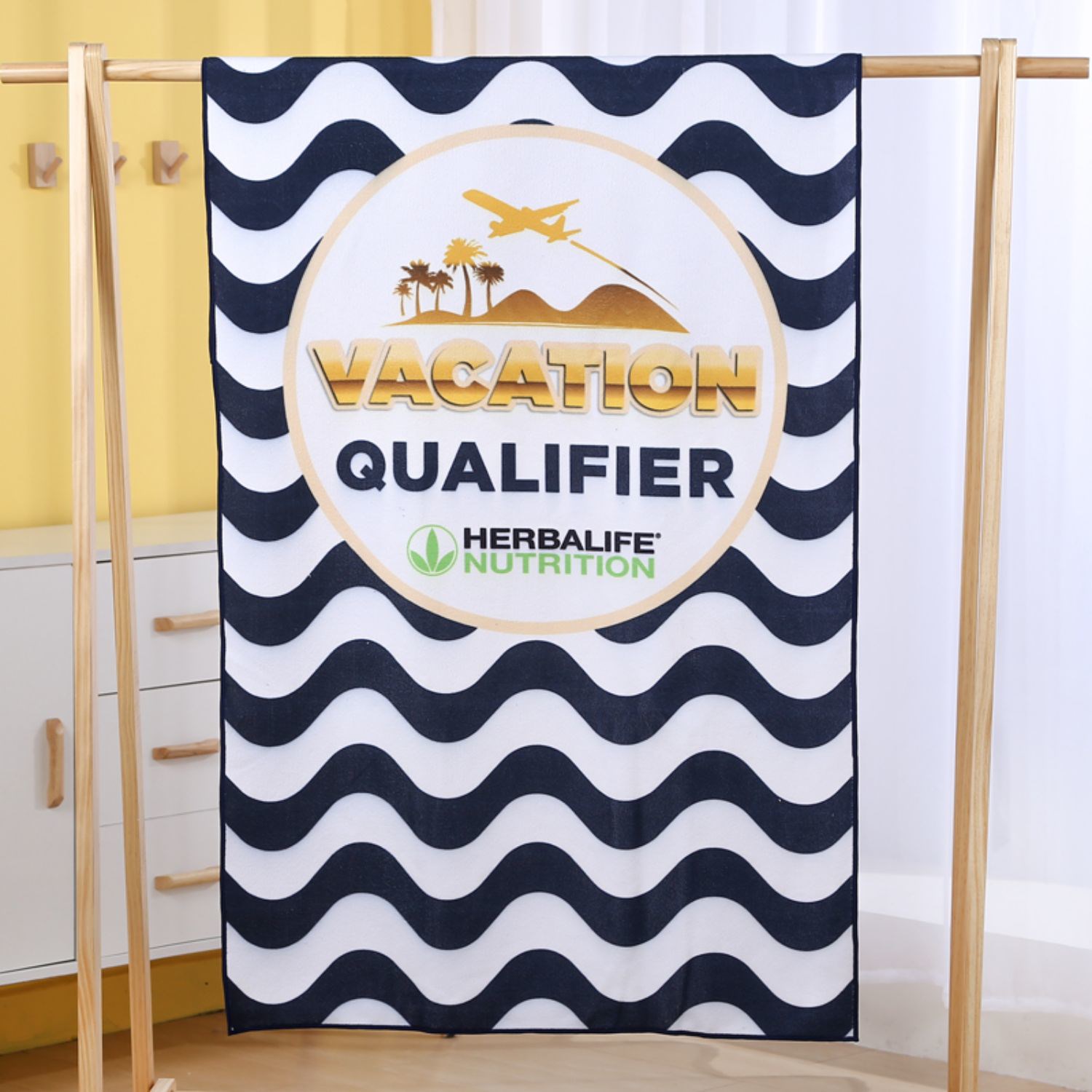 25"x 50" Sublimated Microfiber Terry Beach Towel 6