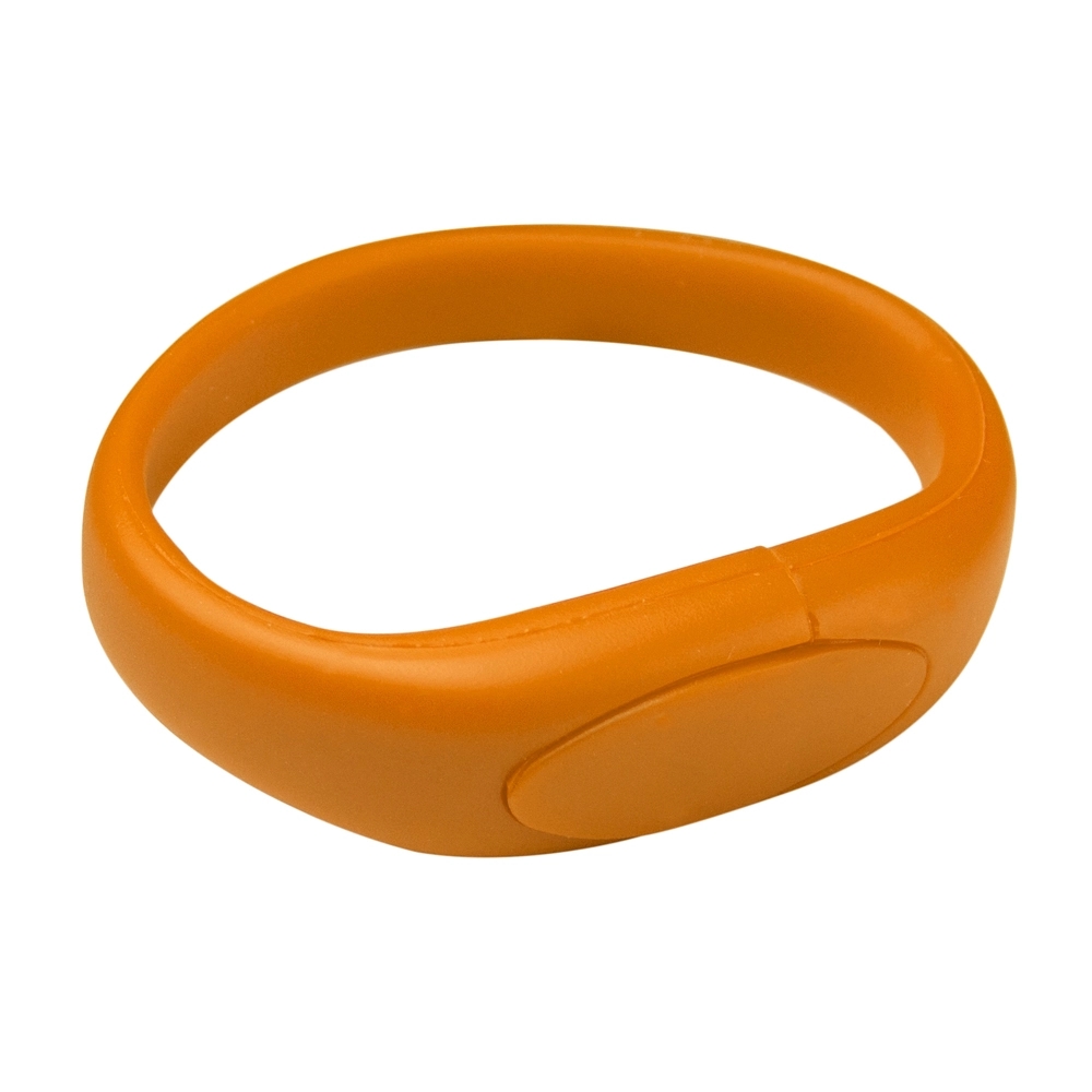 Oval Silicone Wristband USB Flash Drive 2.0 24