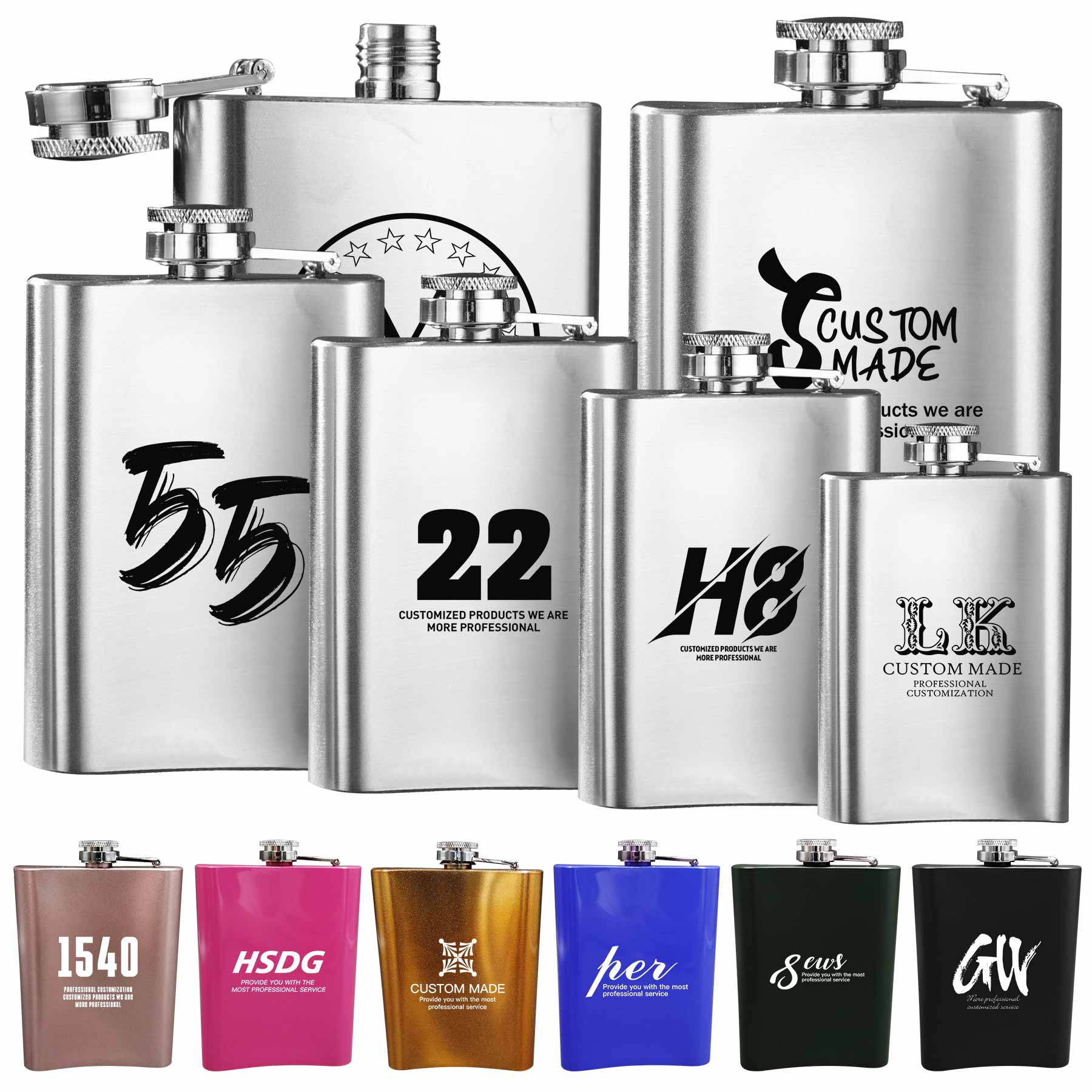 4 Oz Stainless Steel Hip Flask 2