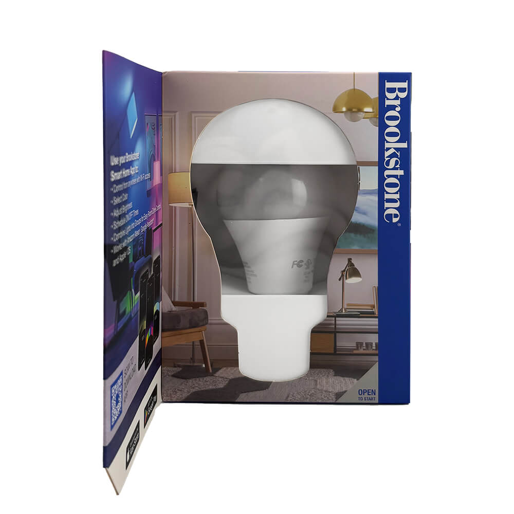Brookstone Smart A19 Wifi RGB Bulb with Tunable White 5