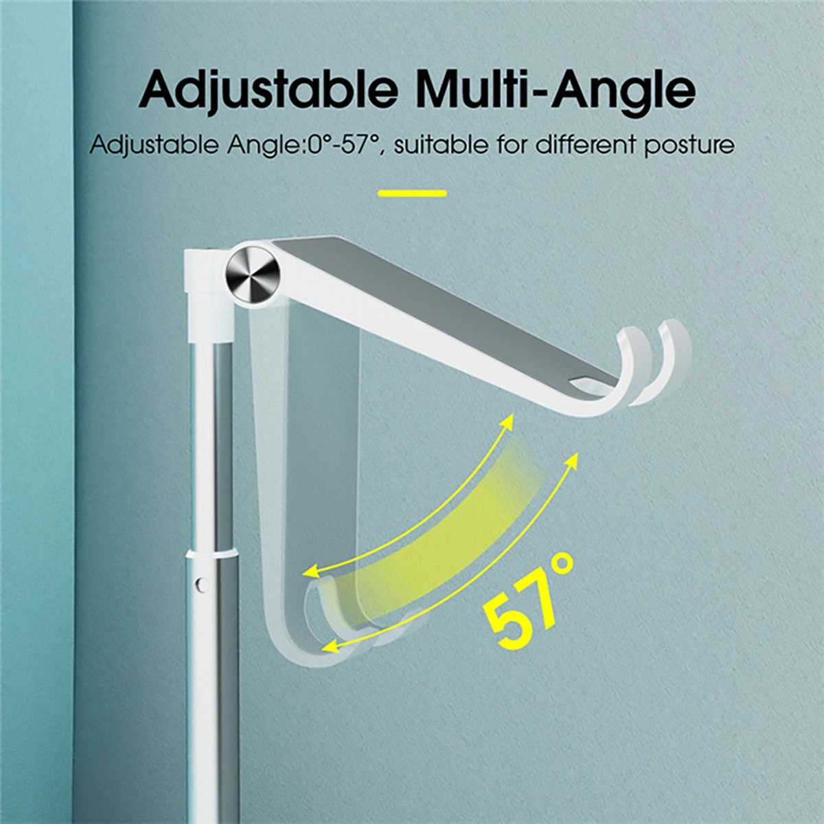 Cell Phone Stand Adjustable Angle Height Desk Dock Holder 6