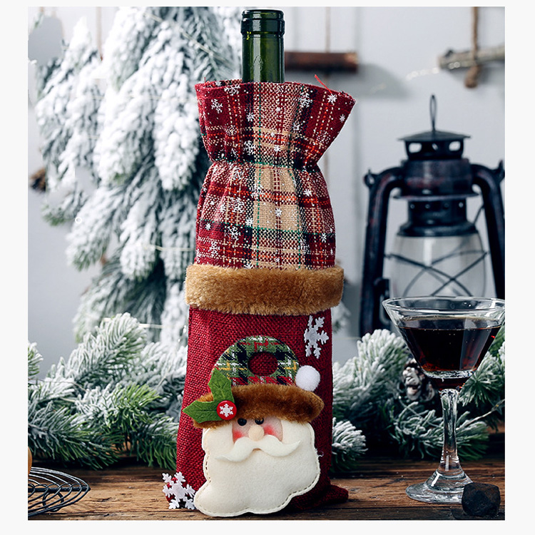Christmas Wine Bottle Decoration Bag 8