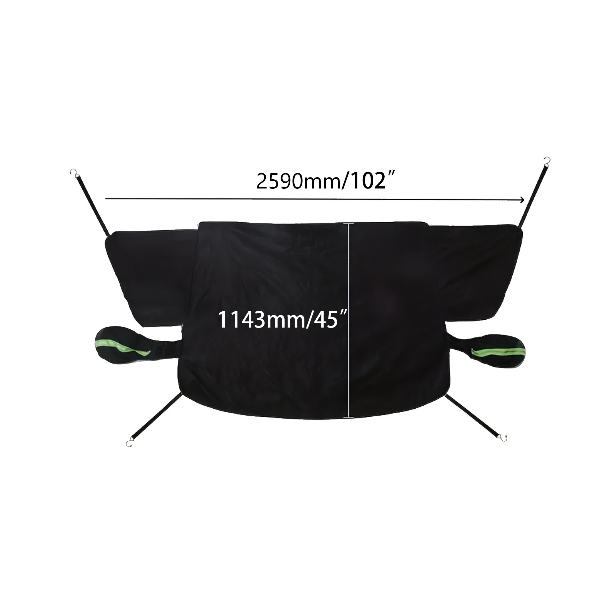 Automobile Front Windshield Snow And Sun Protection Cloth 3