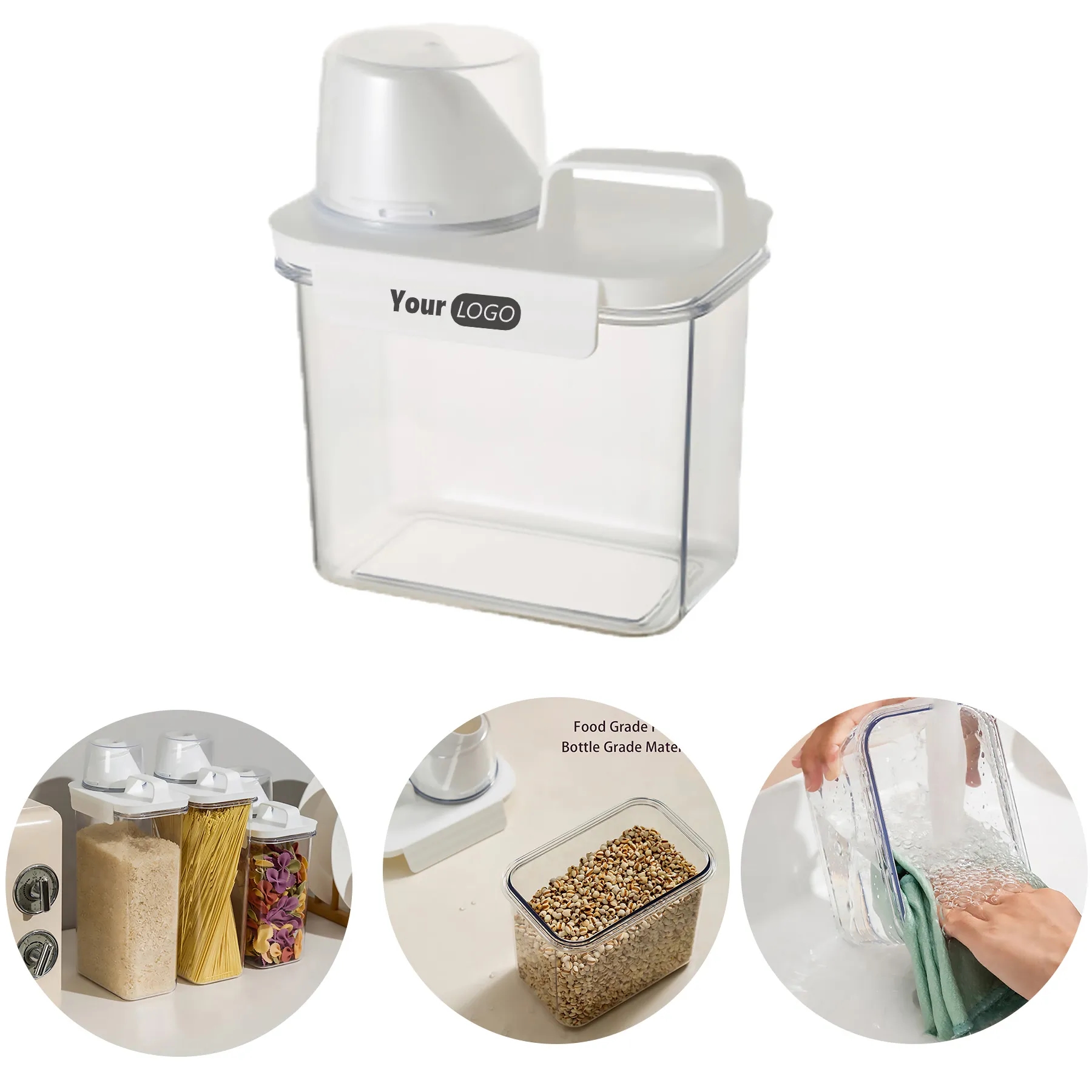 Plastic Transparent Food Storage Tank 2