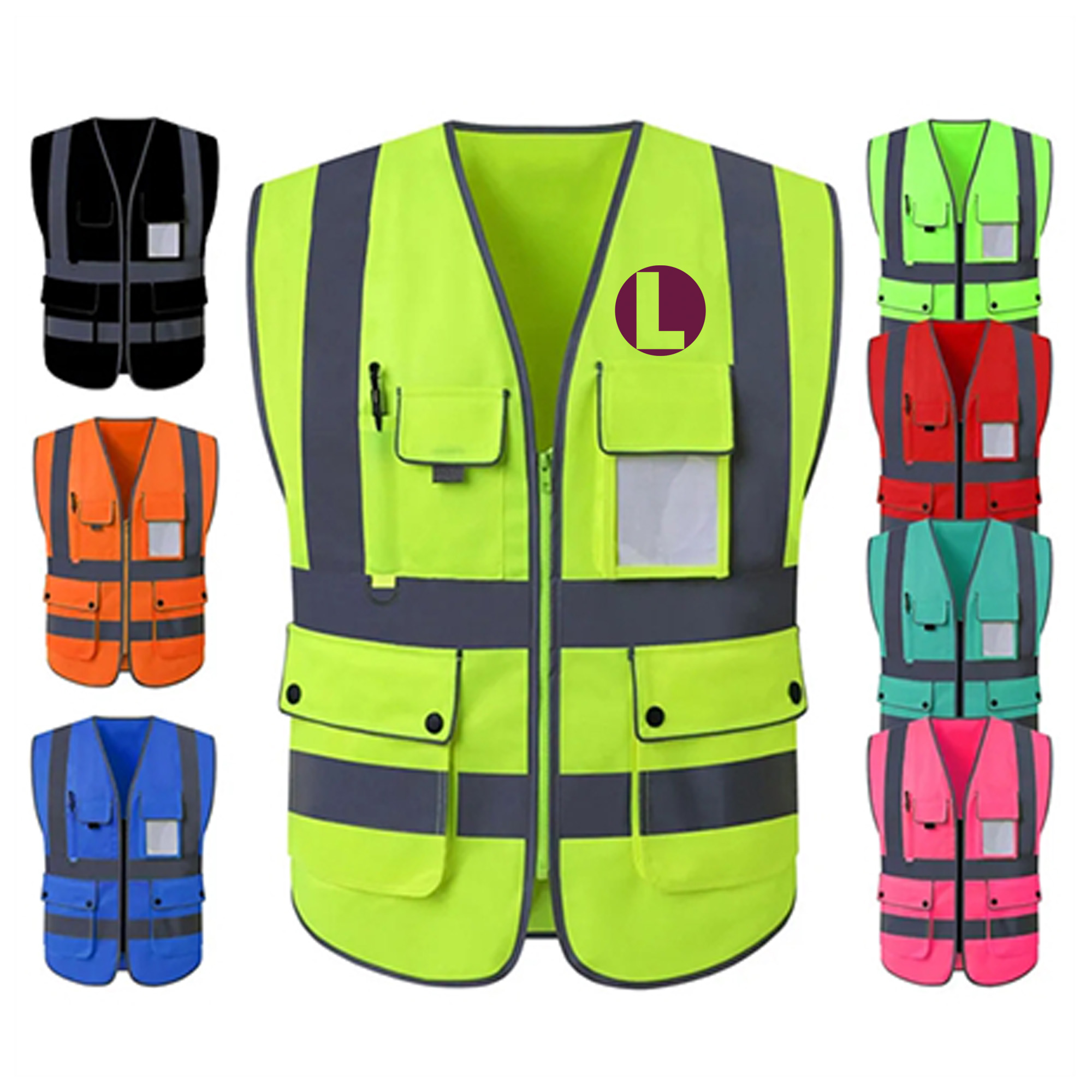 Reflective Vest Safety Workwear 2