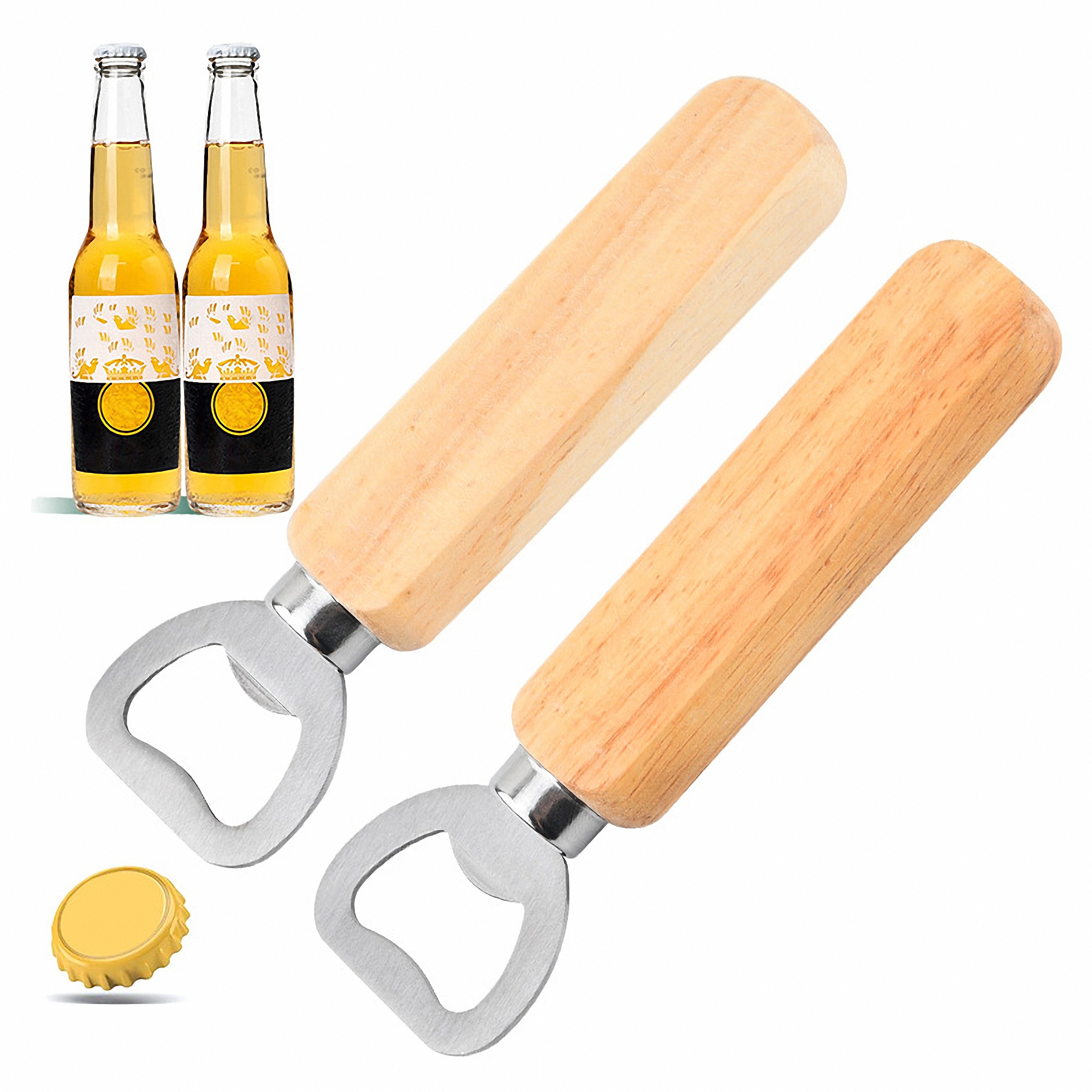 Wooden Handle Classic Bottle Opener 3