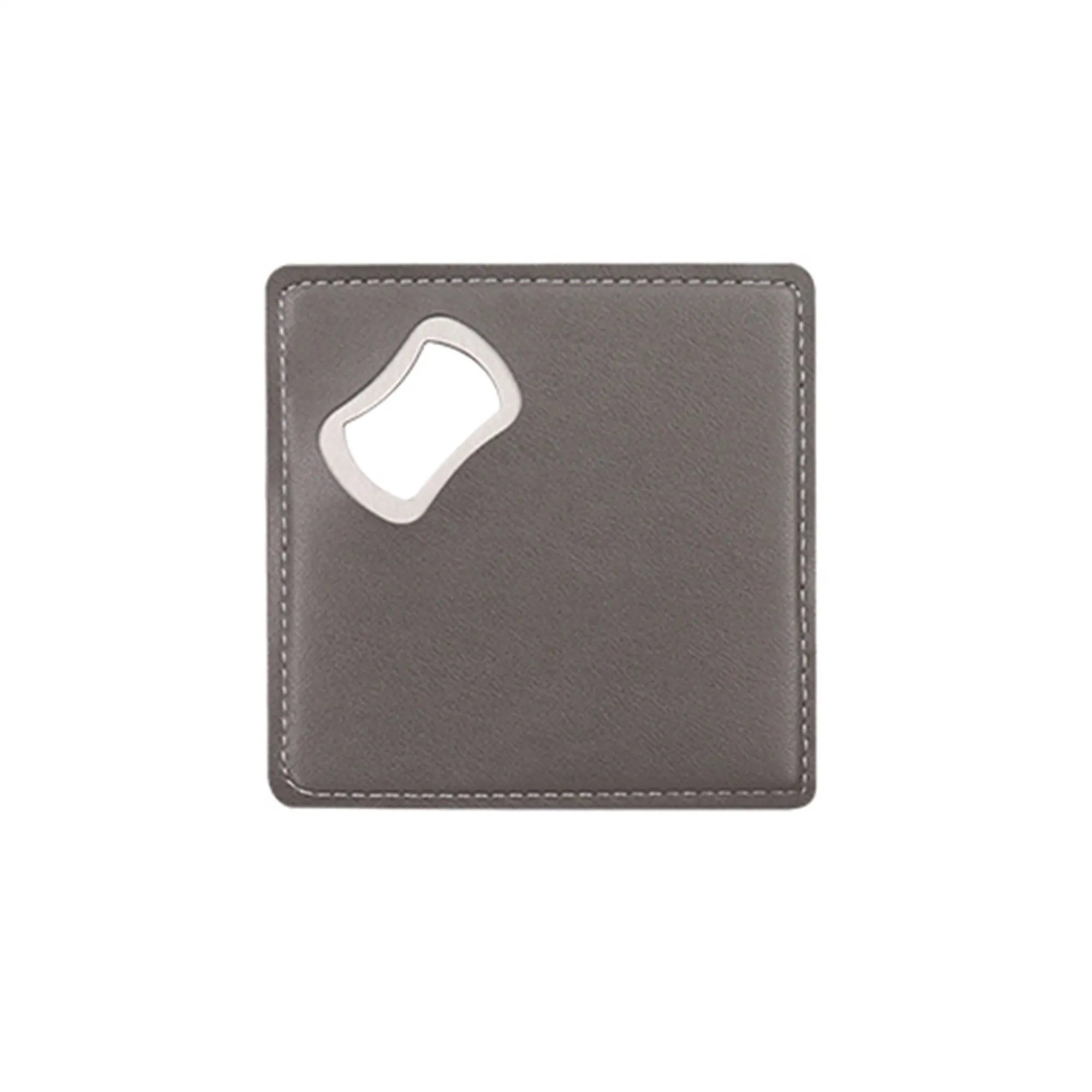 Premium Leather Coaster With Hidden Bottle Opener 6