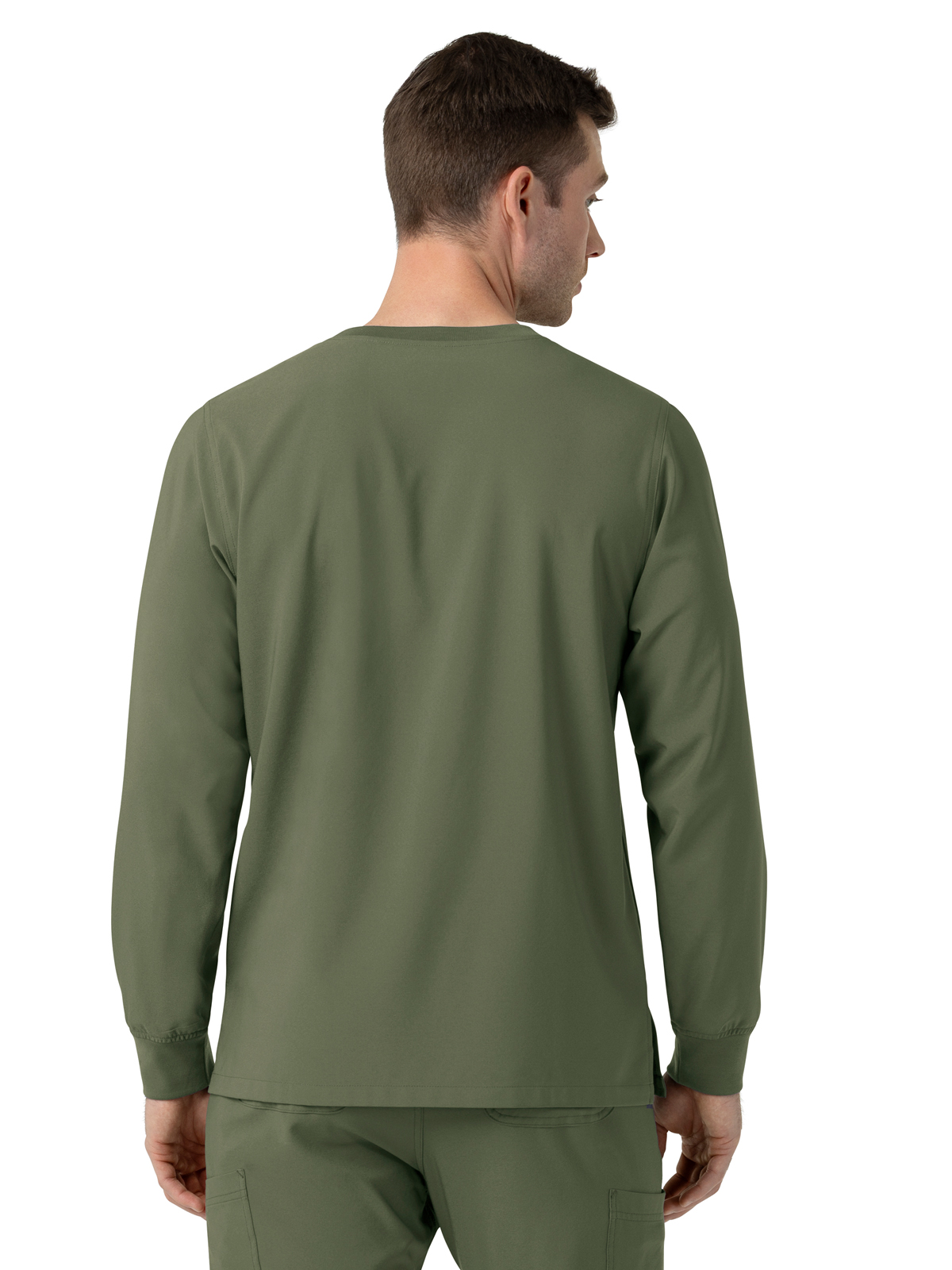 Carhartt Scrubs - Men's Two-Pocket Crew Neck Long Sleeve Scrub Top 17