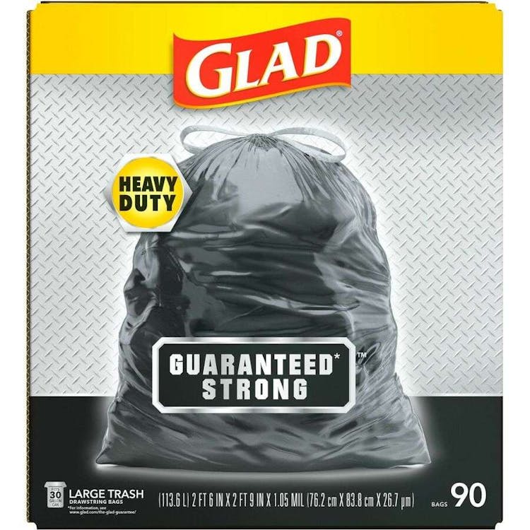 Glad Drawstring Trash Bags - 30 gallon 1.05 mil 1