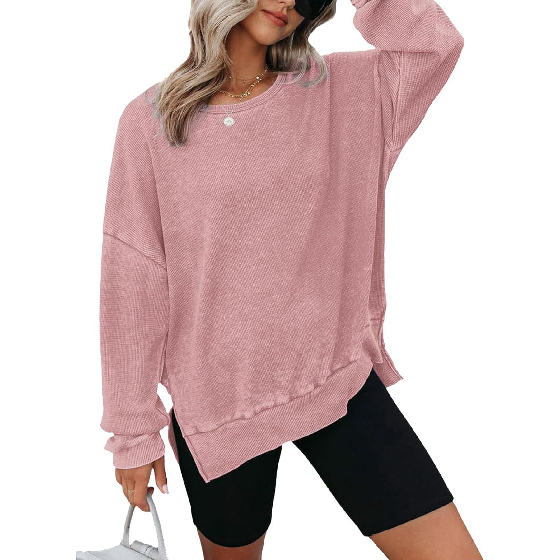 Womens Long Sleeve Tops Oversized Sweatshirts 1